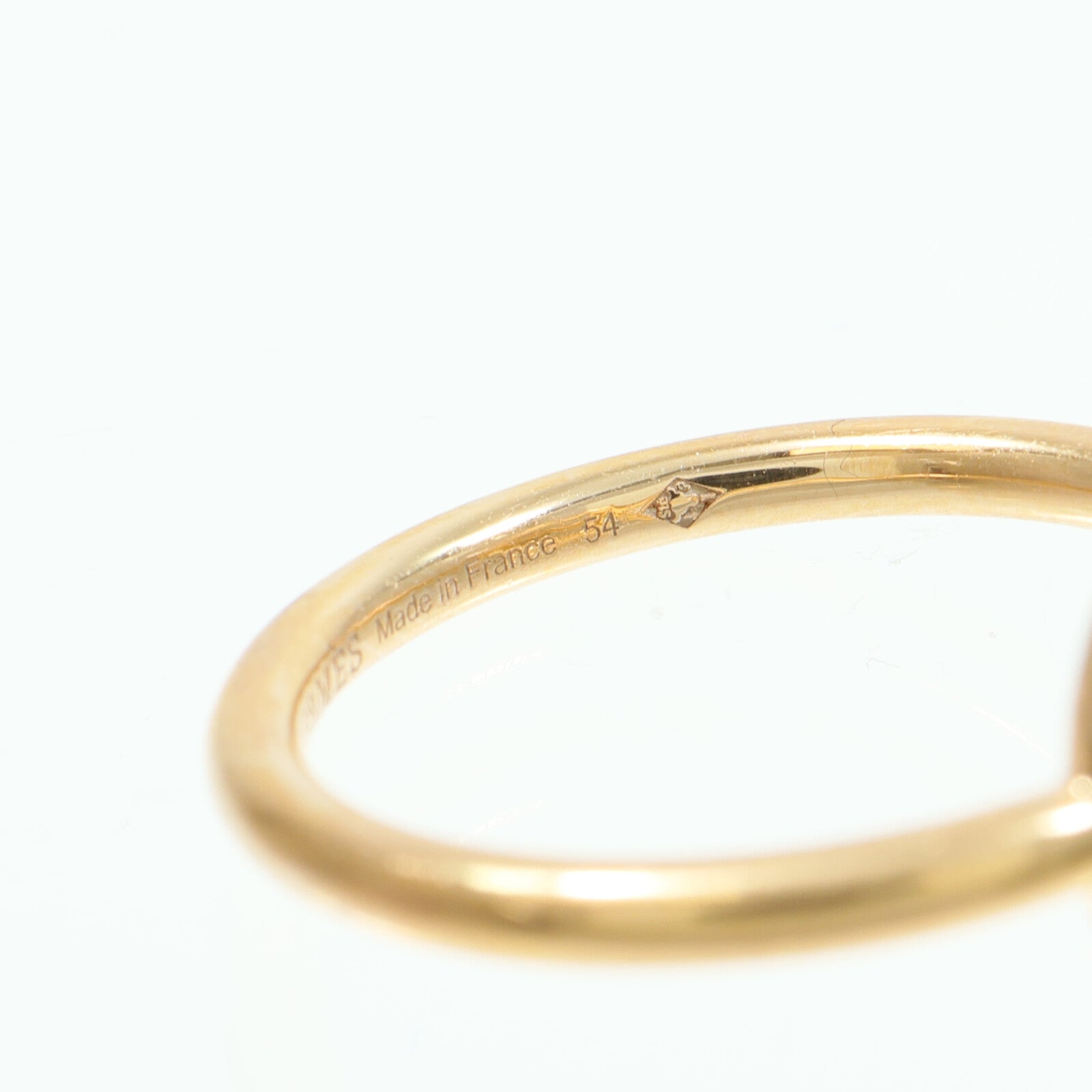 HERMES 18K玫瑰金Echappee Ring鑽石戒指