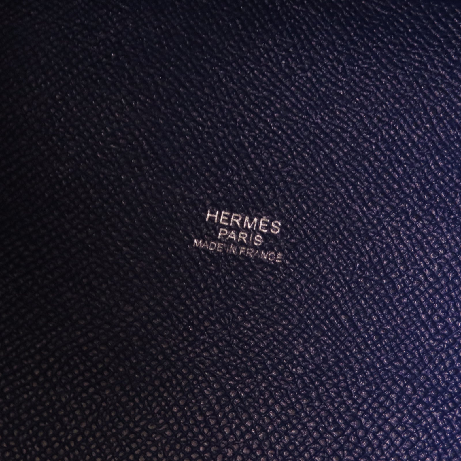 HERMES Epsom皮革Picotin PM Tote Bag銀扣手挽袋藍色