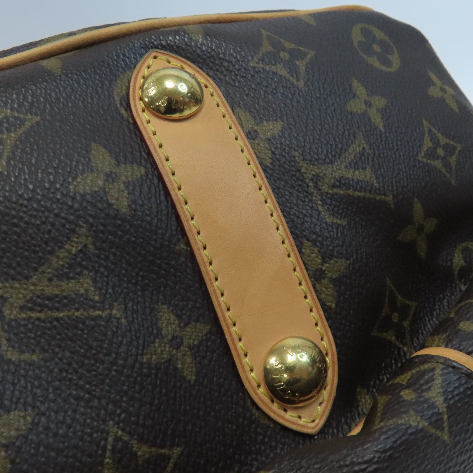 LOUIS VUITTON 【激減優惠】Monogram Galliera PM金扣肩背袋啡色