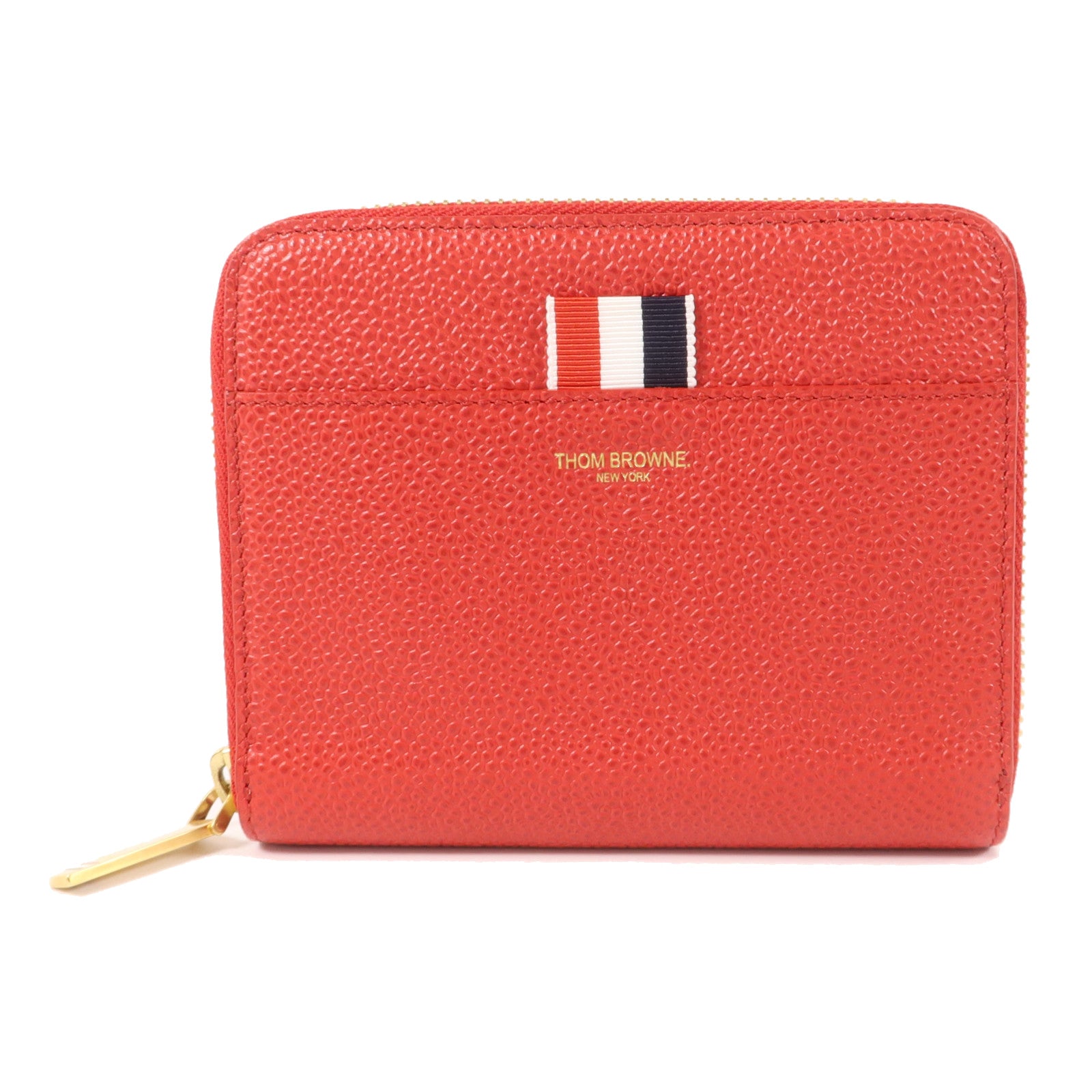 SELECTION 牛皮皮革Thom Browne Zipper Wallet錢包