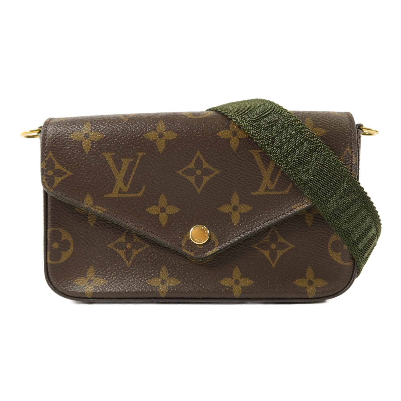 LOUIS VUITTON Monogram Felicie Strap & Go肩背袋