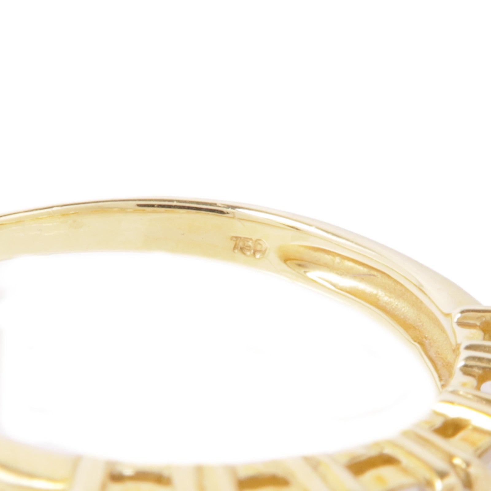 JEWELRY 【激減優惠】18K黃金Diamond Ring鑽石戒指US#5.5