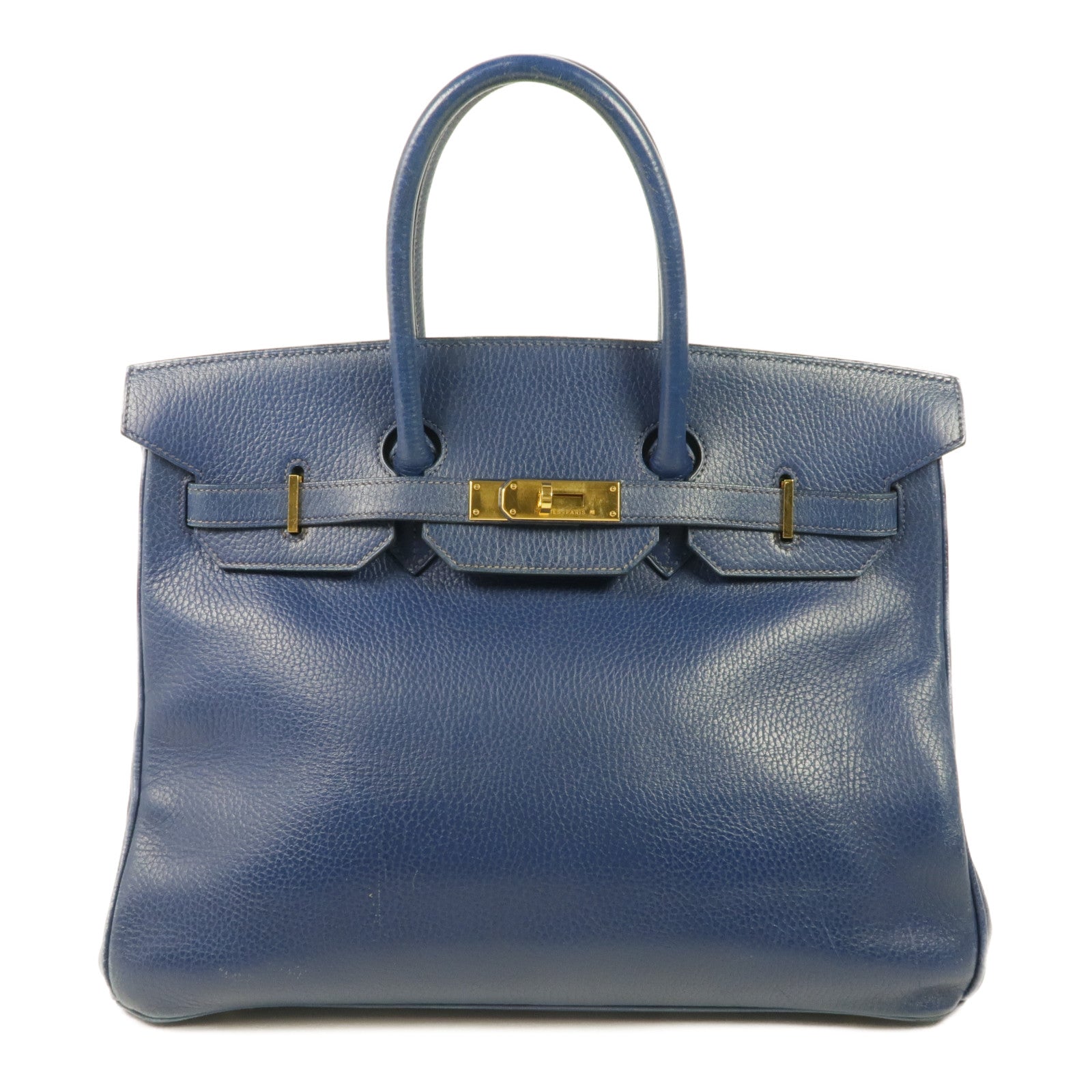 HERMES Ardennes皮革Birkin 35金扣手挽袋
