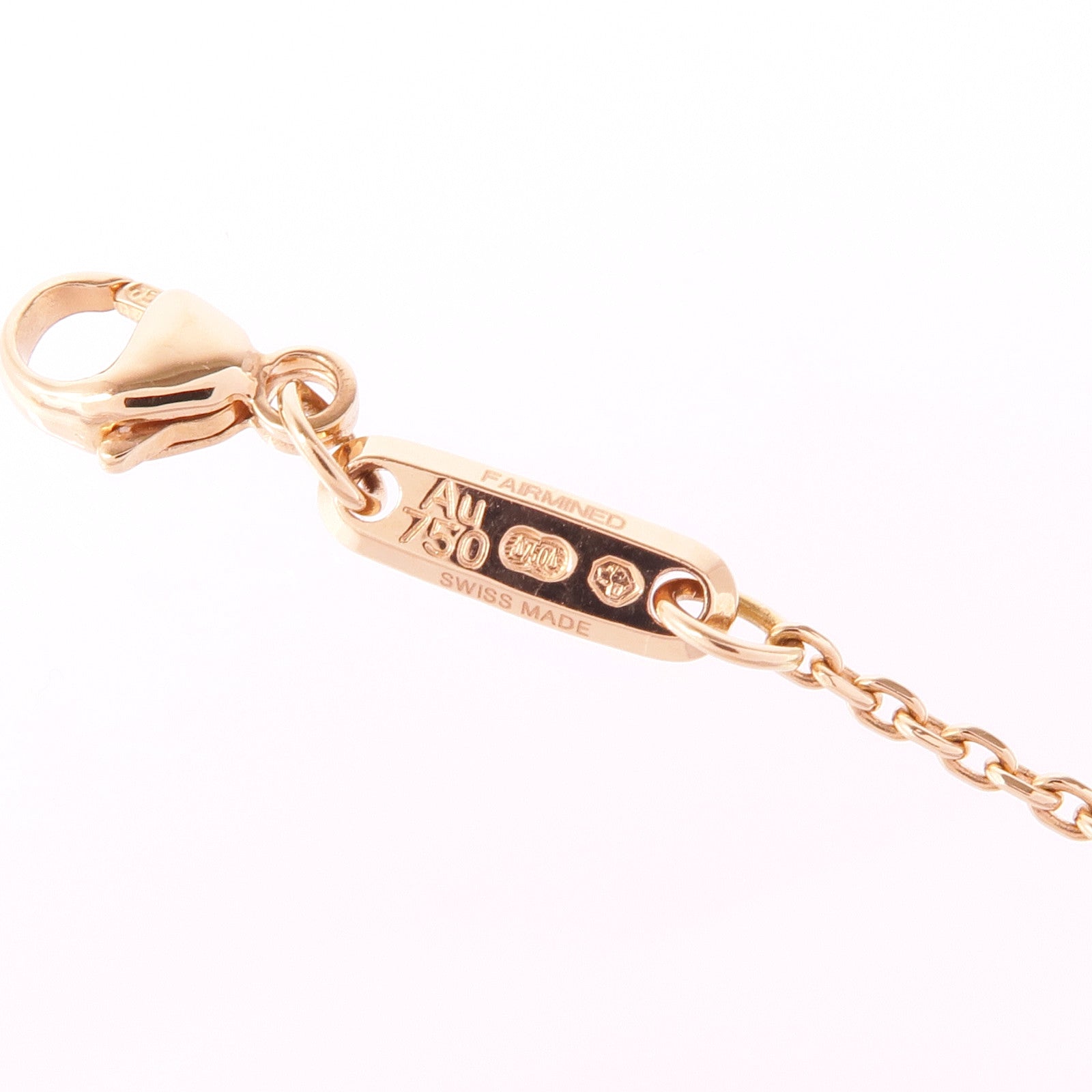 Chopard 18K玫瑰金/白金Ice Cube Pure Two-Tone項鍊