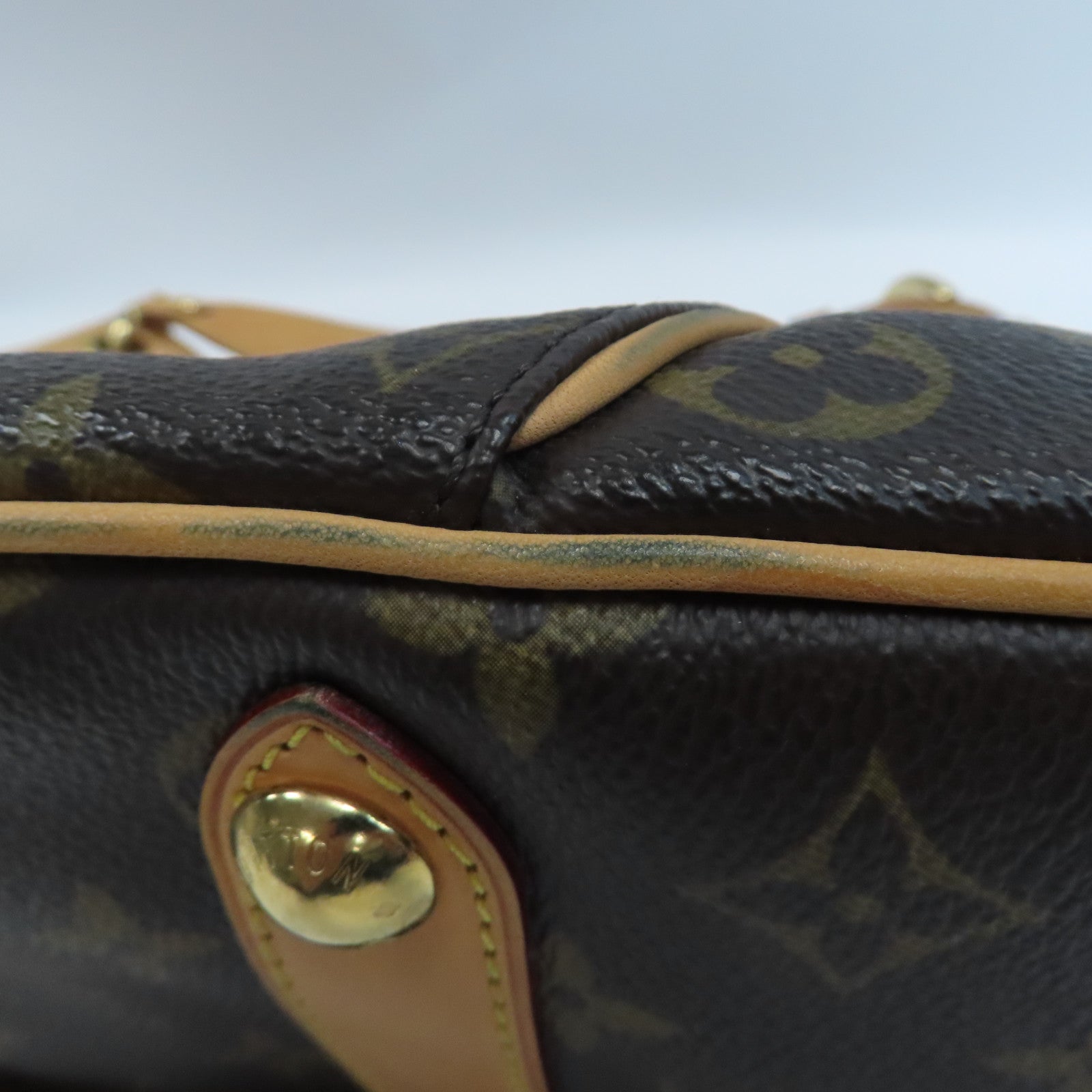 LOUIS VUITTON 【激減優惠】Monogram Galliera PM金扣肩背袋啡色