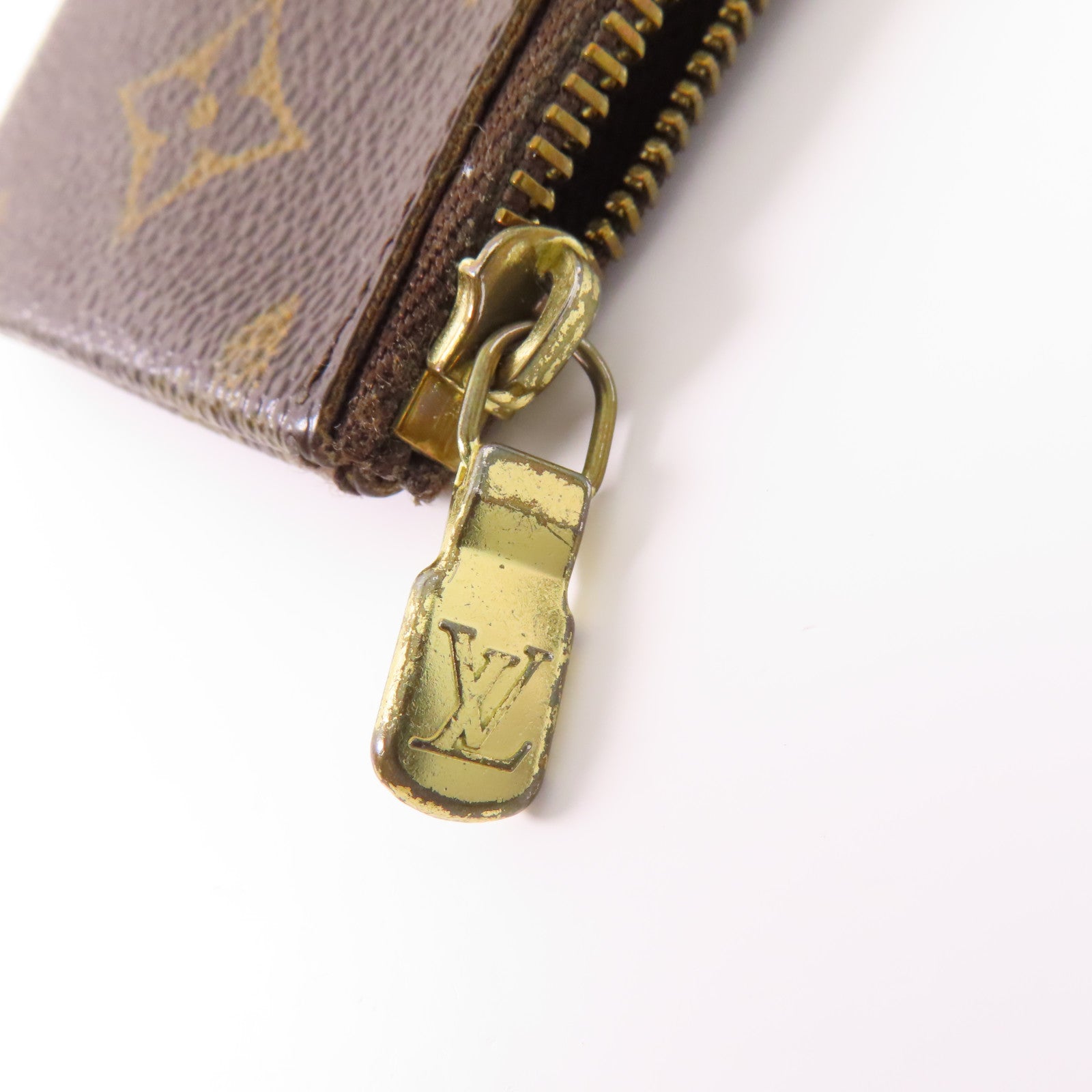 LOUIS VUITTON Monogram Key Pouch金扣鎖匙包