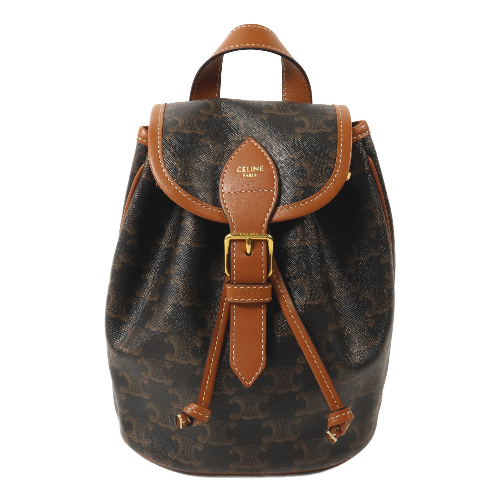 CELINE 塗層帆布Mini Backpack Folco背包