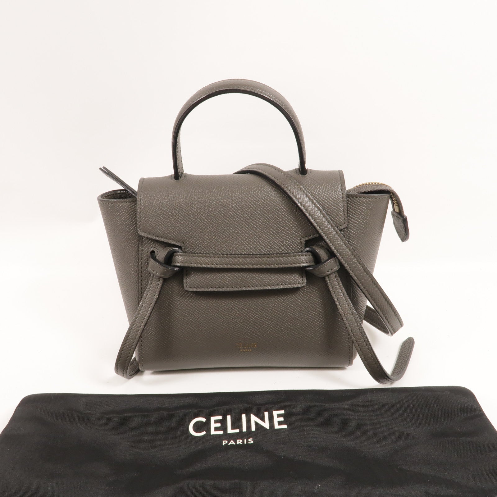 CELINE 牛皮皮革Pico Belt Bag手挽肩背兩用袋