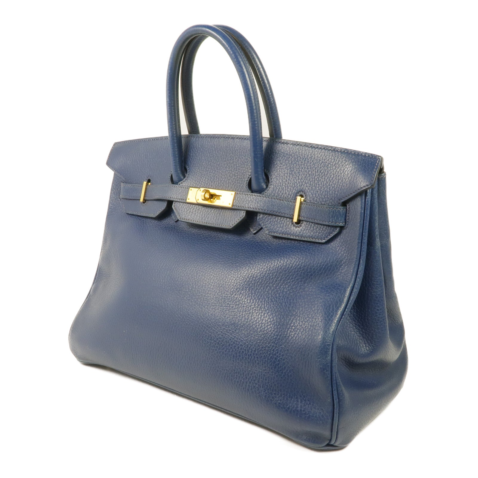 HERMES Ardennes皮革Birkin 35金扣手挽袋