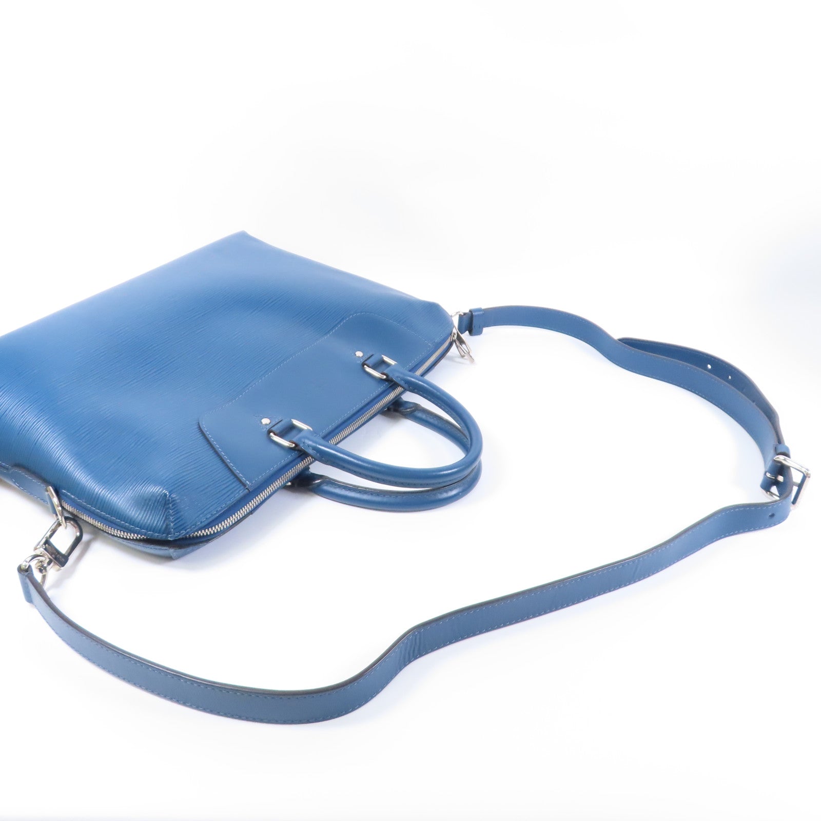 LOUIS VUITTON 【激減優惠】Epi Porte Documents Jour銀扣手挽肩背兩用袋