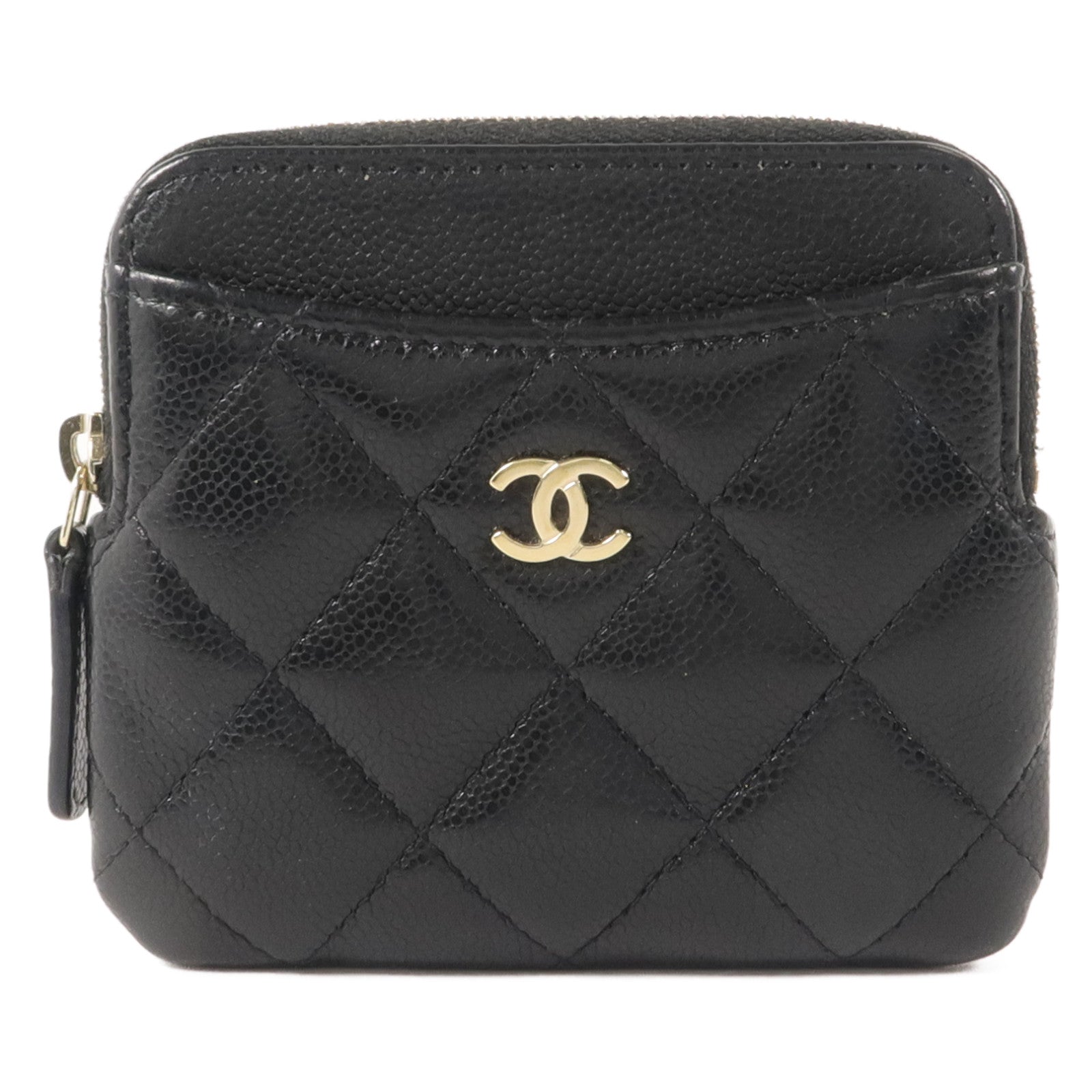 CHANEL 牛皮皮革Classic Zipped Card Case卡片套