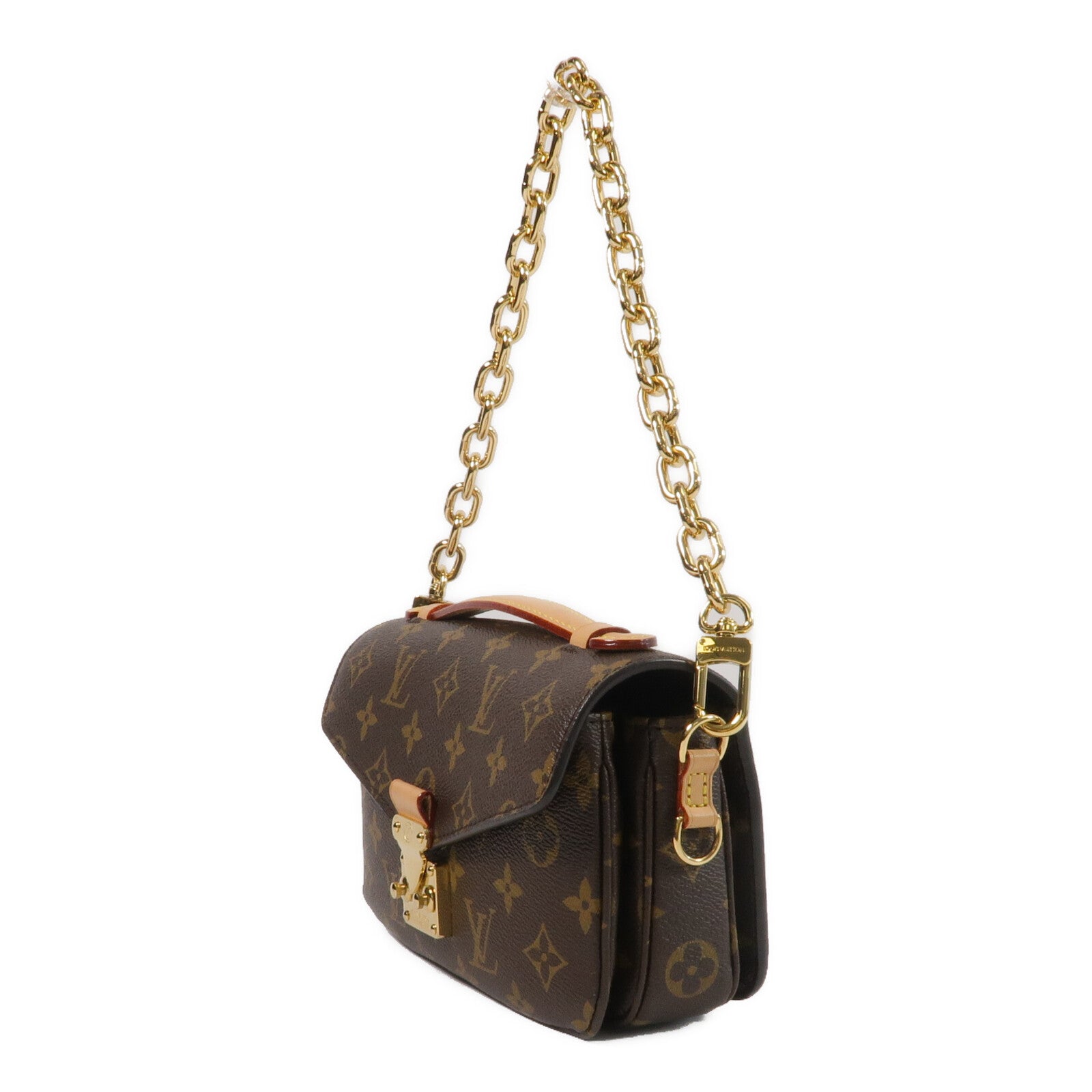 LOUIS VUITTON Monogram Pochette Metis East West手挽肩背兩用袋