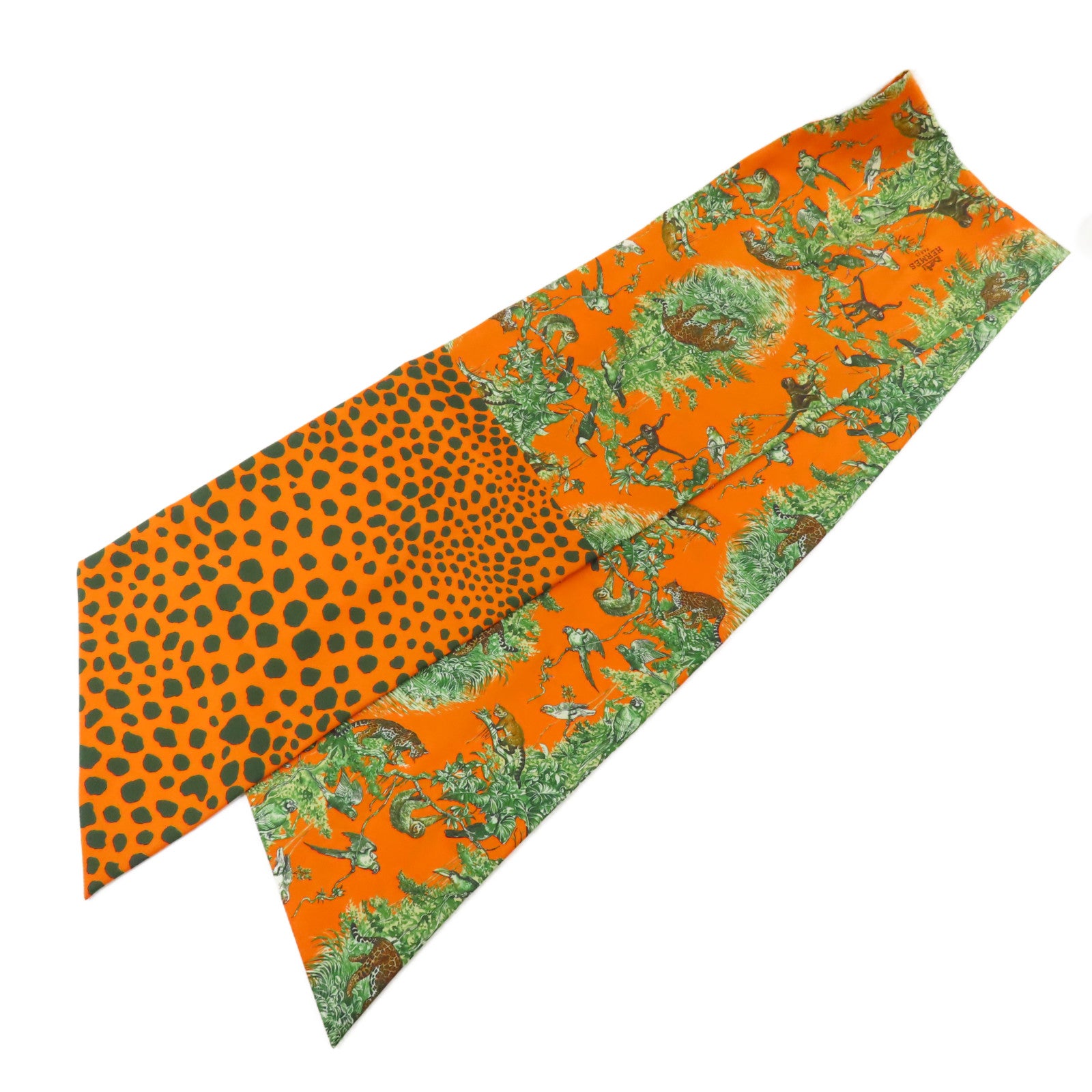 HERMES 絲質Maxi Twilly絲巾