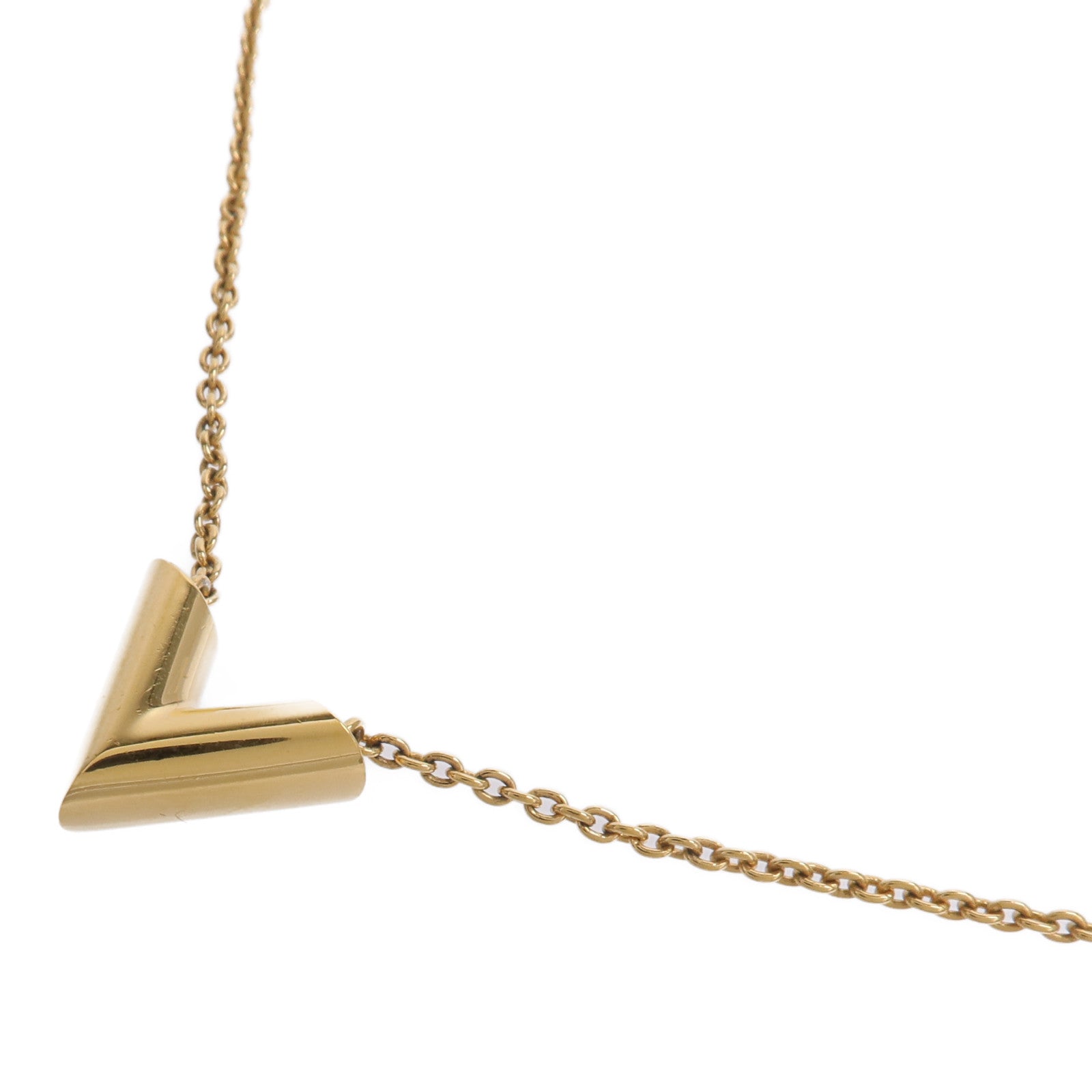LOUIS VUITTON 金屬Essential V Necklace項鍊