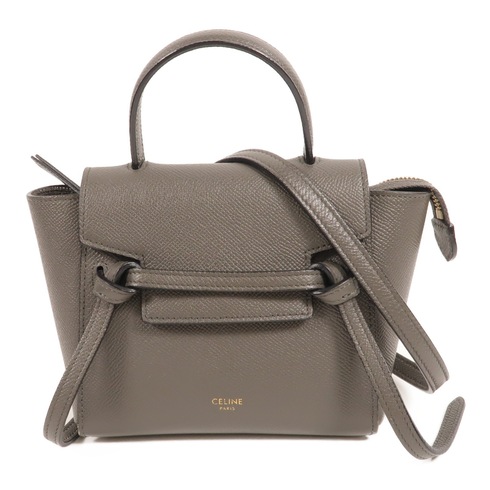 CELINE 牛皮皮革Pico Belt Bag手挽肩背兩用袋