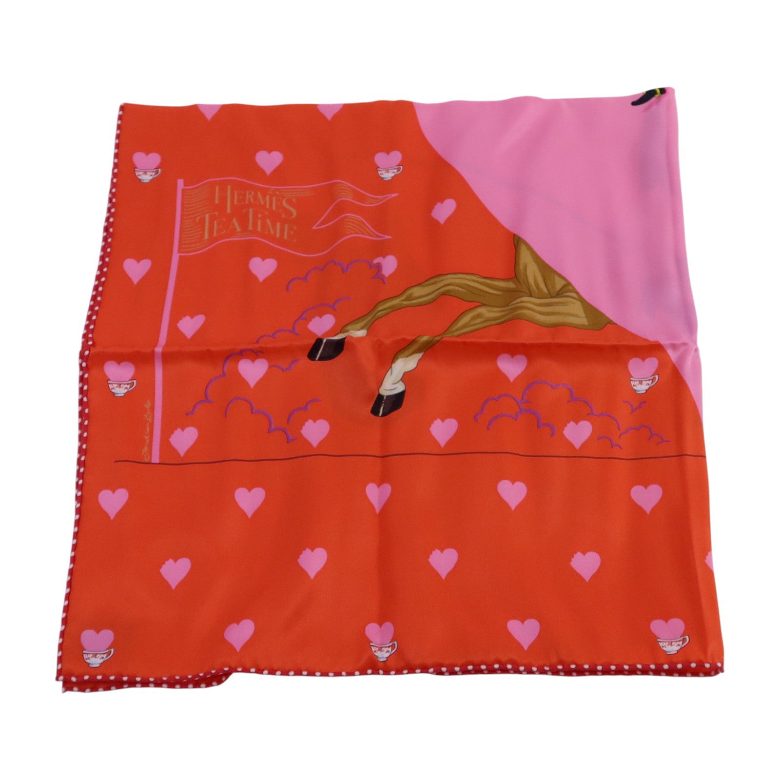 HERMES 絲質Scarf 65x65絲巾