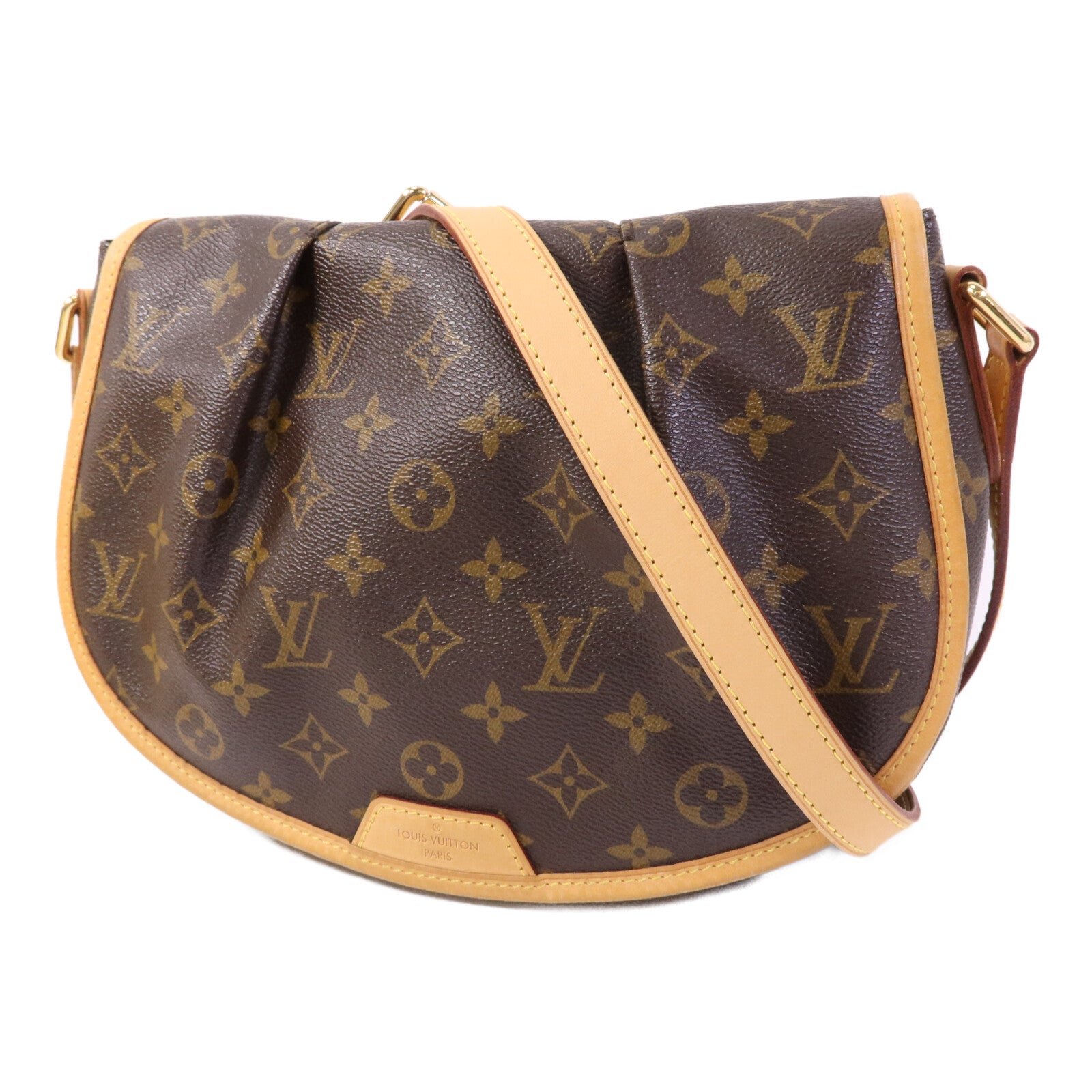 LOUIS VUITTON Monogram Menilmontant MM金扣肩背袋