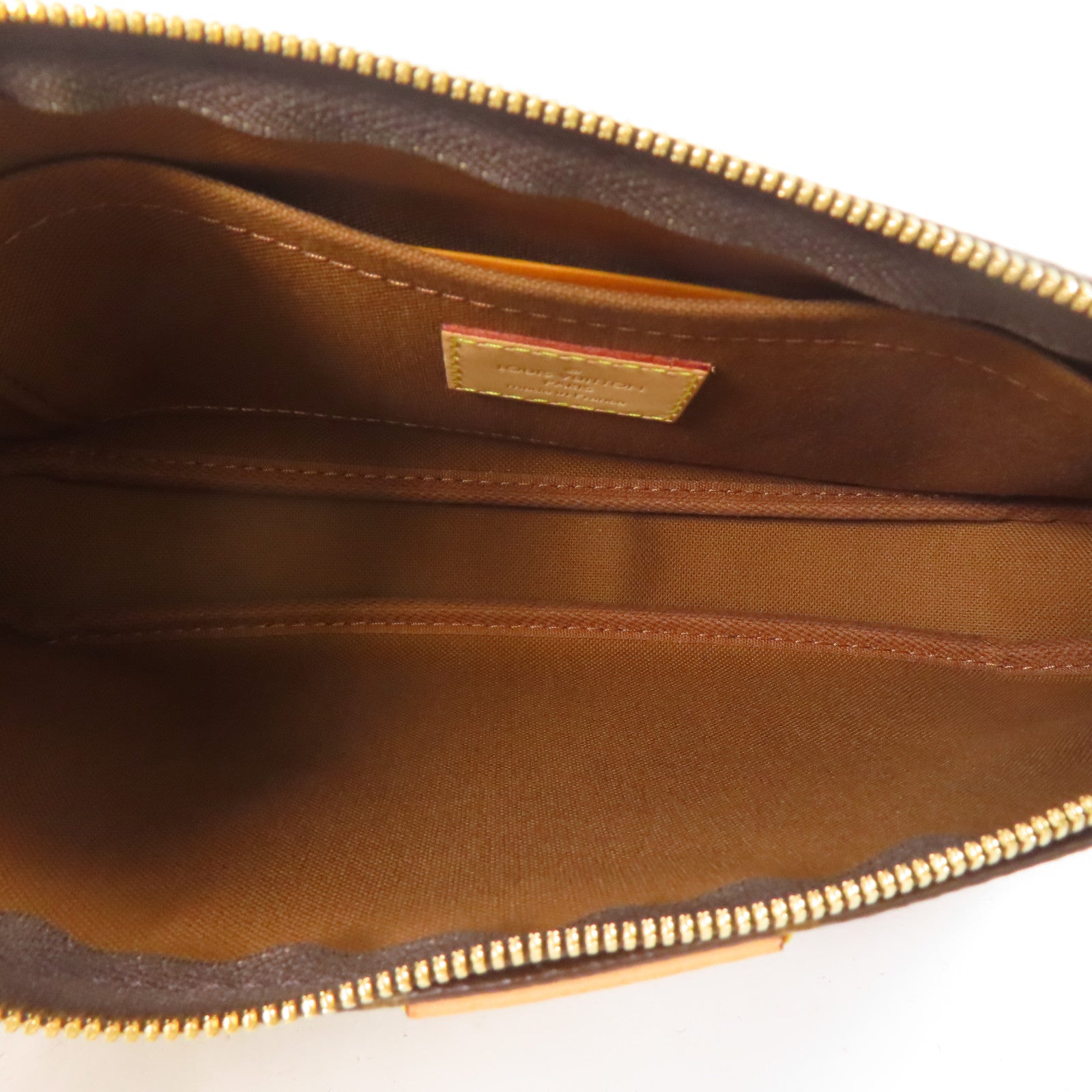 LOUIS VUITTON Monogram Multi Pochette Accessoires金扣手挽肩背兩用袋啡色