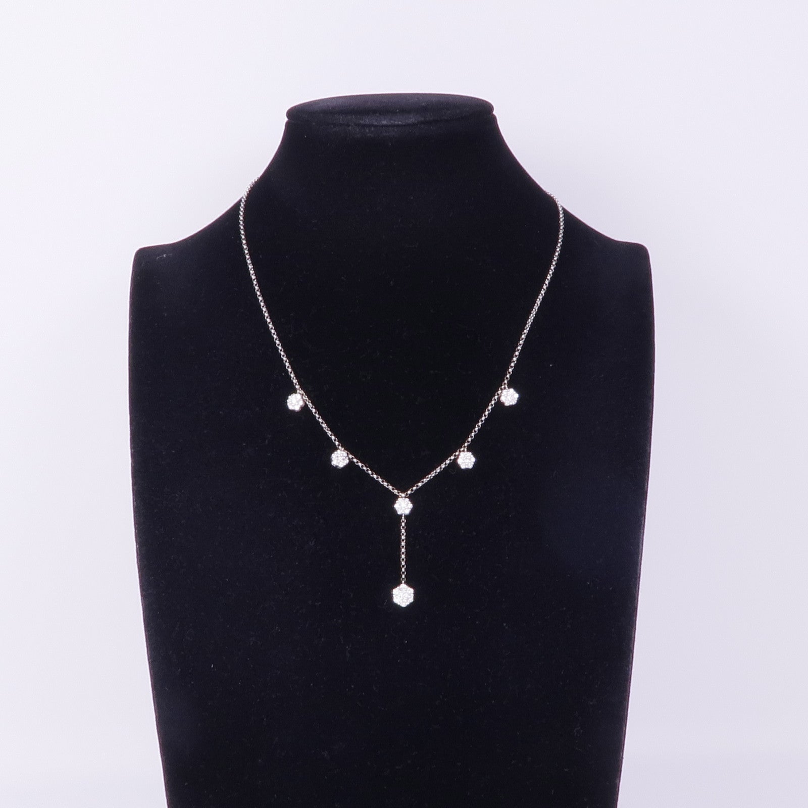 JEWELRY 18K白金Diamond Necklace鑽石項鍊