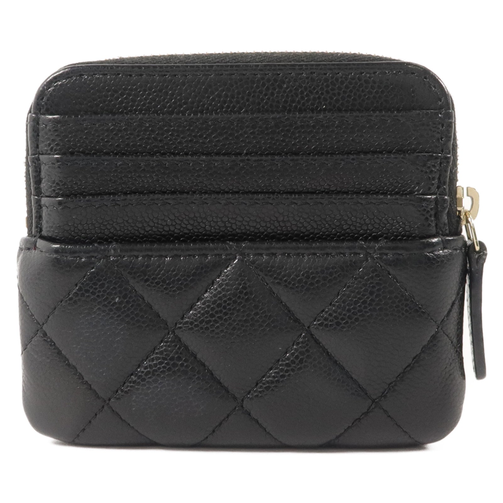 CHANEL 牛皮皮革Classic Zipped Card Case卡片套