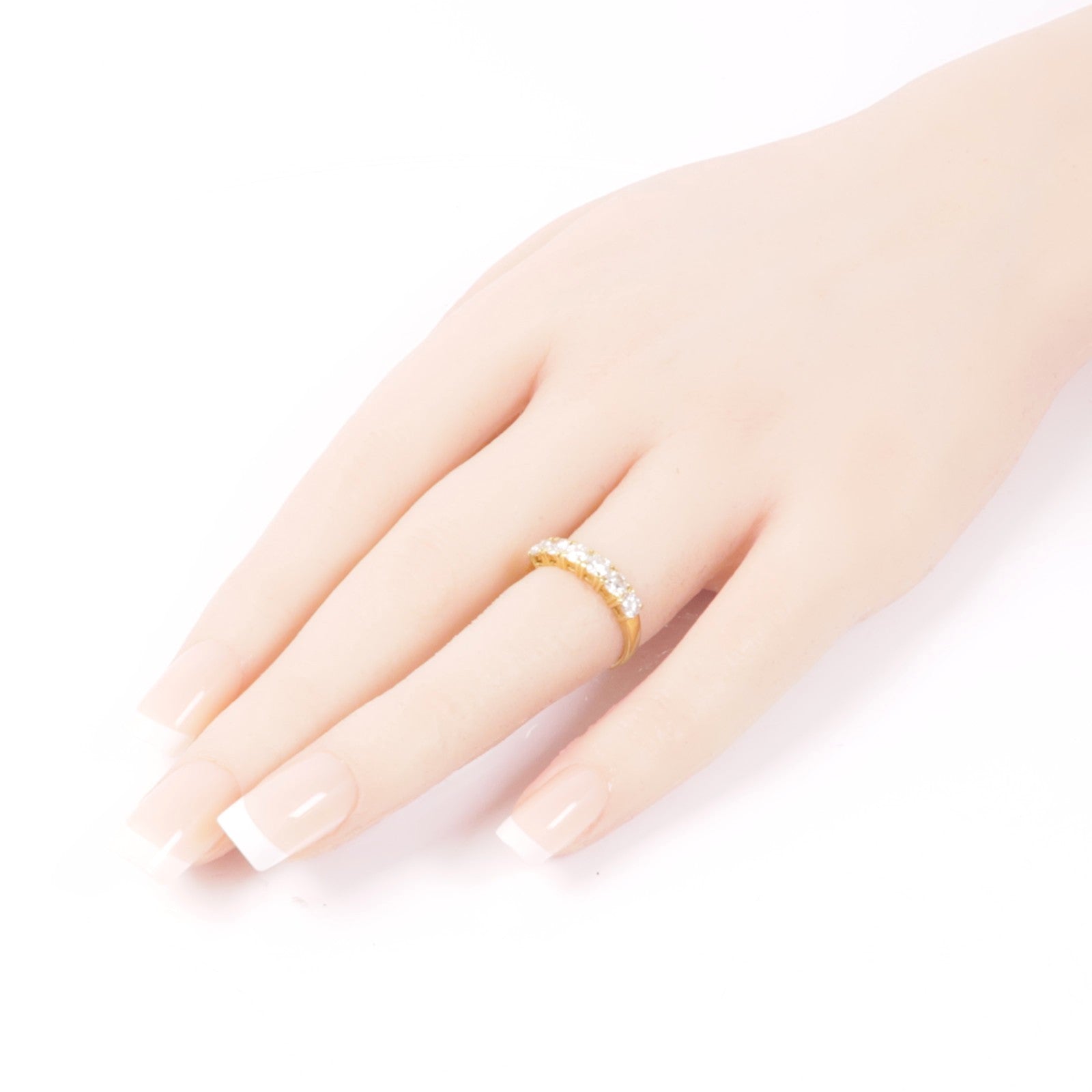 JEWELRY 【激減優惠】18K黃金Diamond Ring鑽石戒指US#5.5