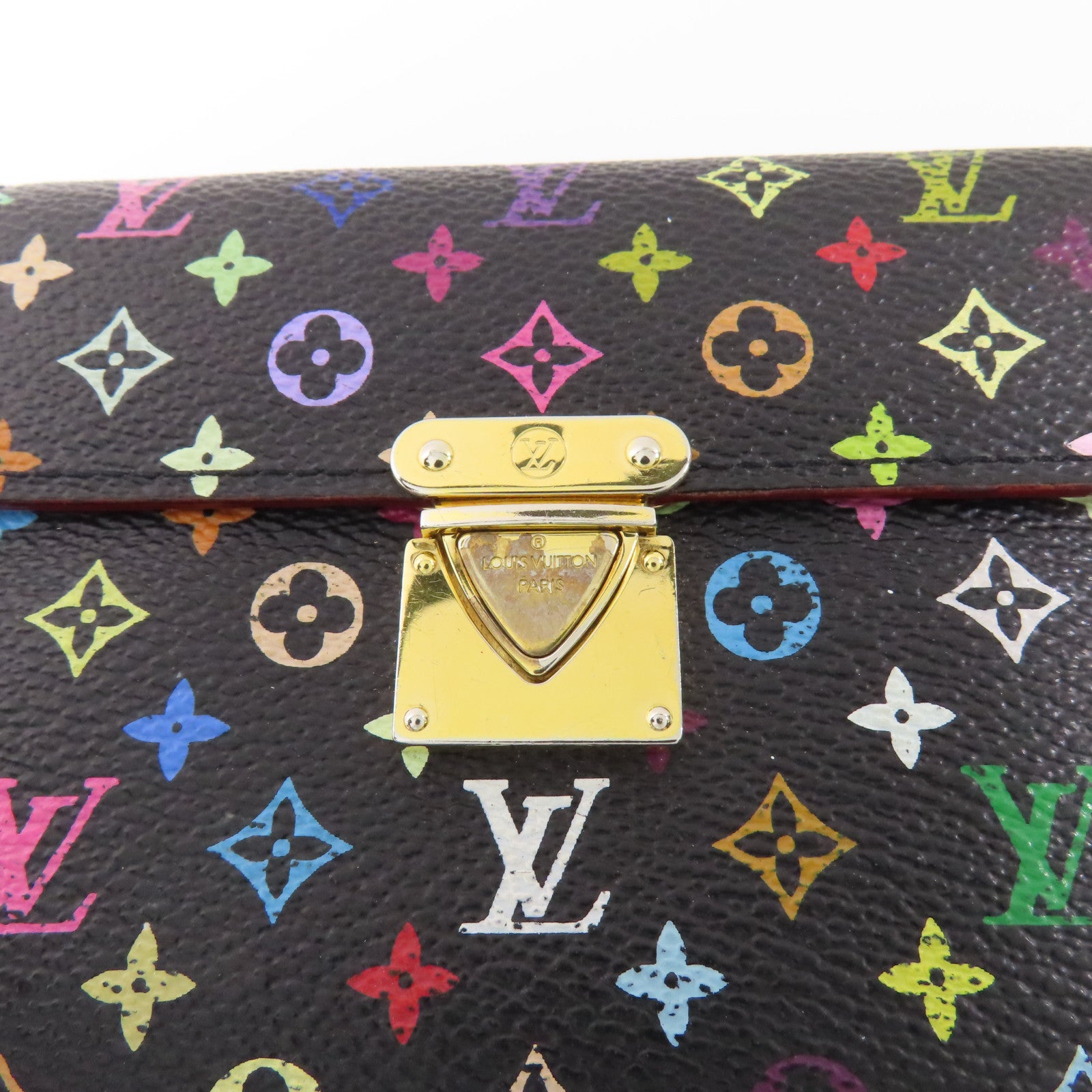 LOUIS VUITTON Monogram Multicolore Wallet金扣錢包