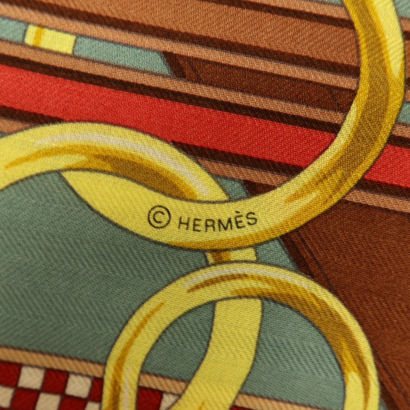 HERMES 羊絨/絲質Scarf 140X140cm絲巾