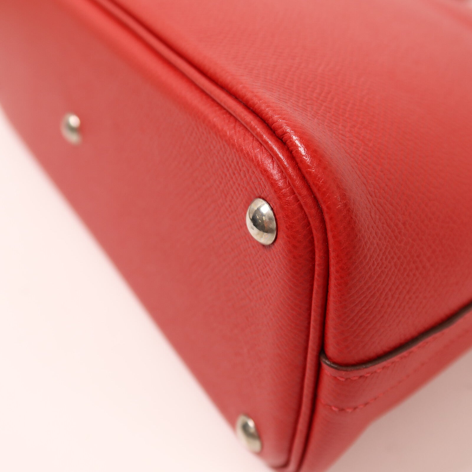 HERMES 【激減優惠】Epsom皮革Bolide 27銀扣手挽袋Rouge Casaque