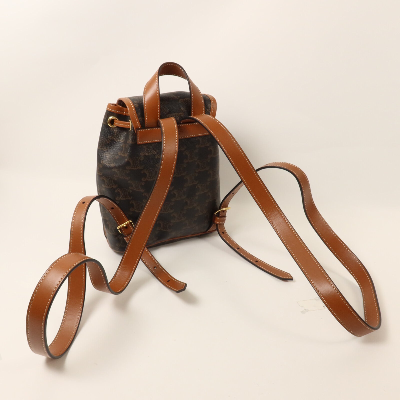 CELINE 塗層帆布Mini Backpack Folco背包