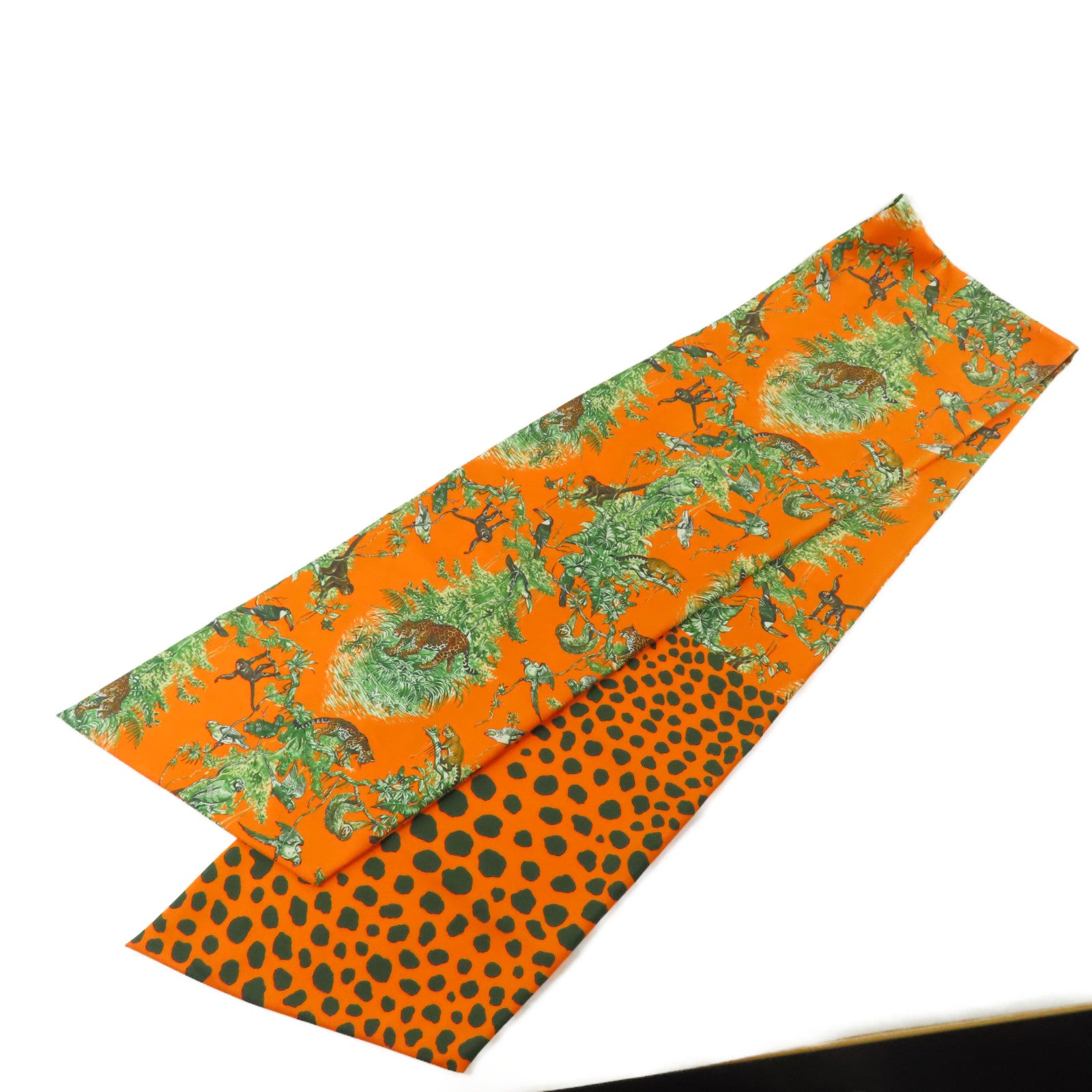 HERMES 絲質Maxi Twilly絲巾