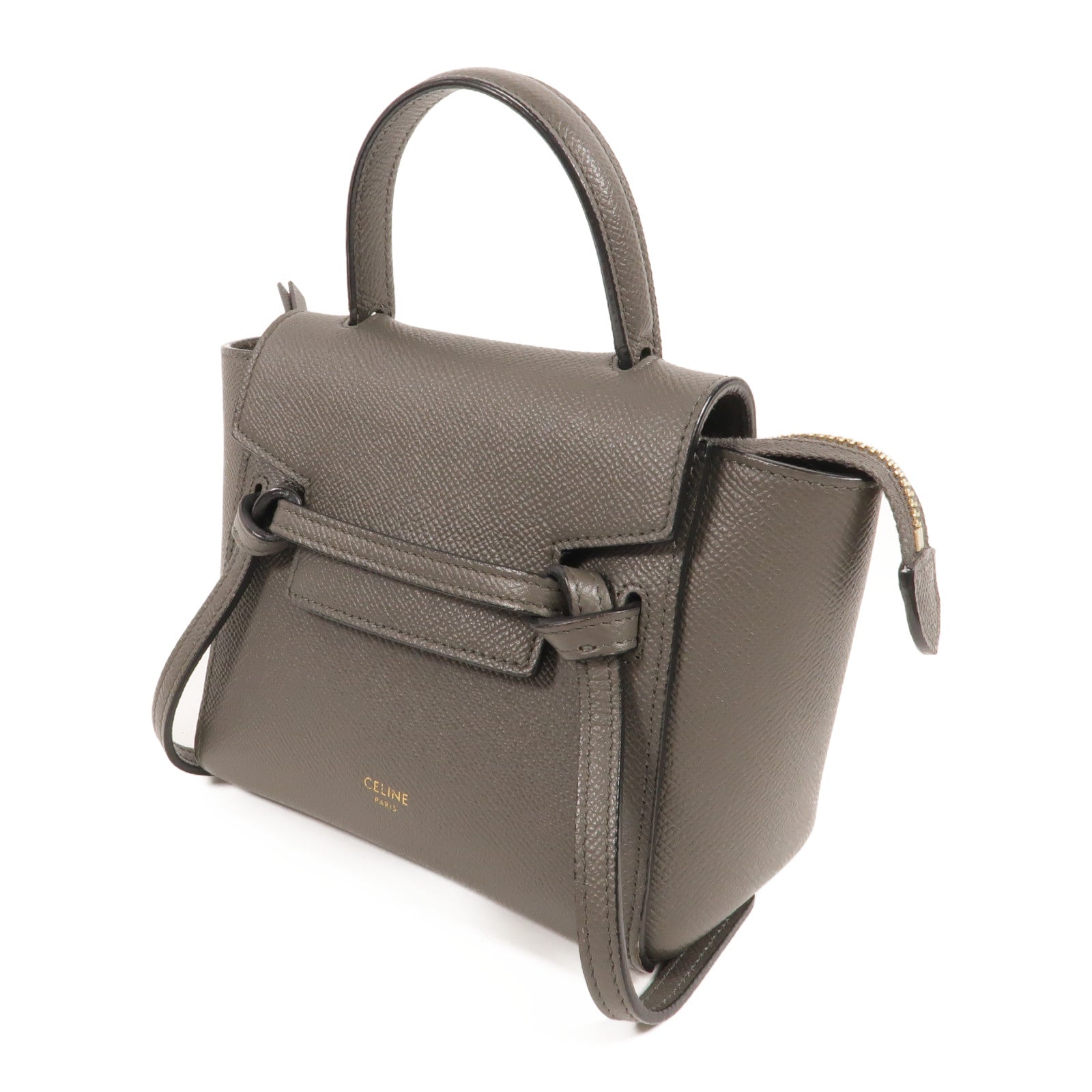 CELINE 牛皮皮革Pico Belt Bag手挽肩背兩用袋