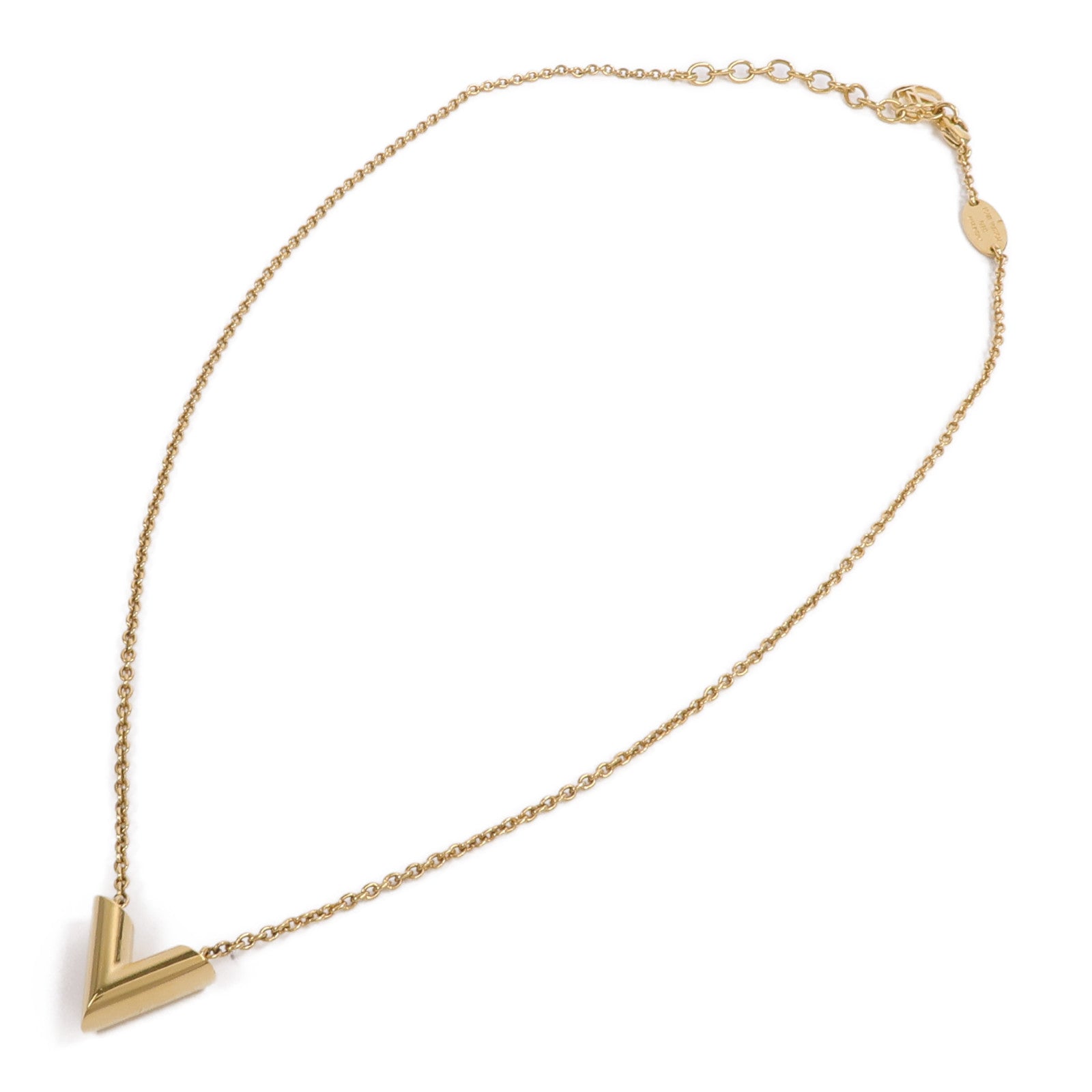 LOUIS VUITTON 金屬Essential V Necklace項鍊