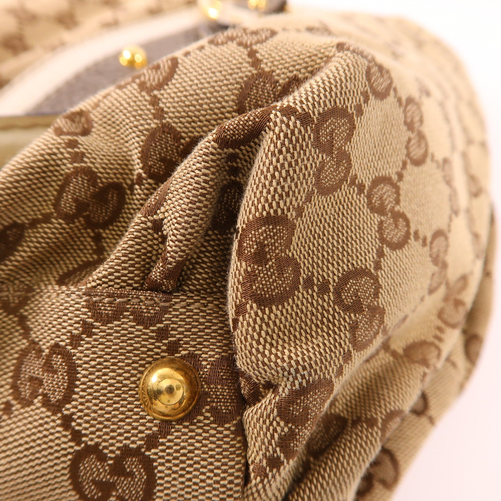 GUCCI 帆布Interlocking GG Tote Bag金扣肩背袋