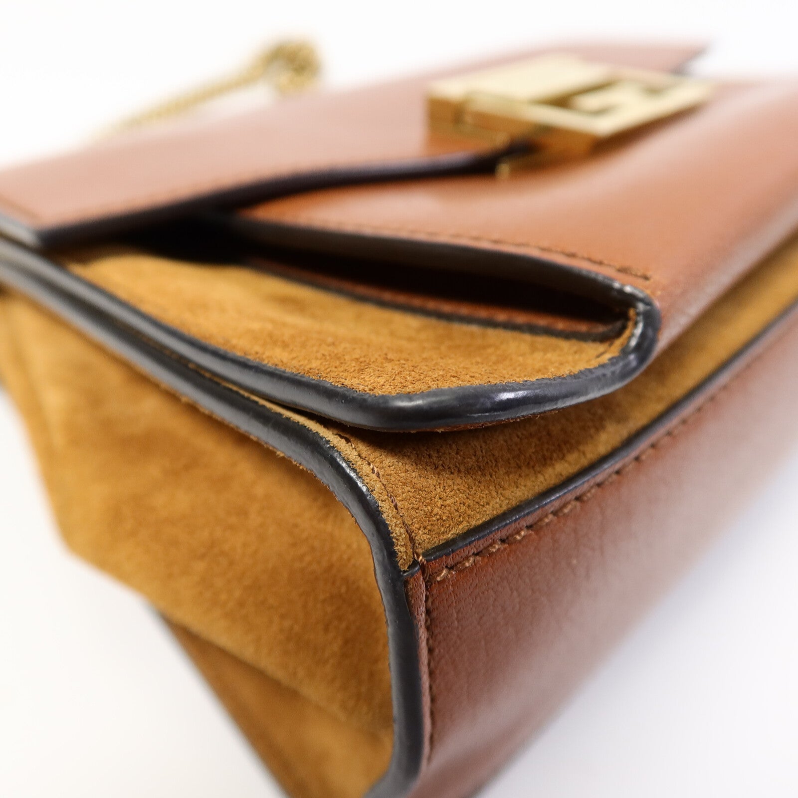 GIVENCHY 山羊皮皮革GV3 Crossbody Small手挽肩背兩用袋