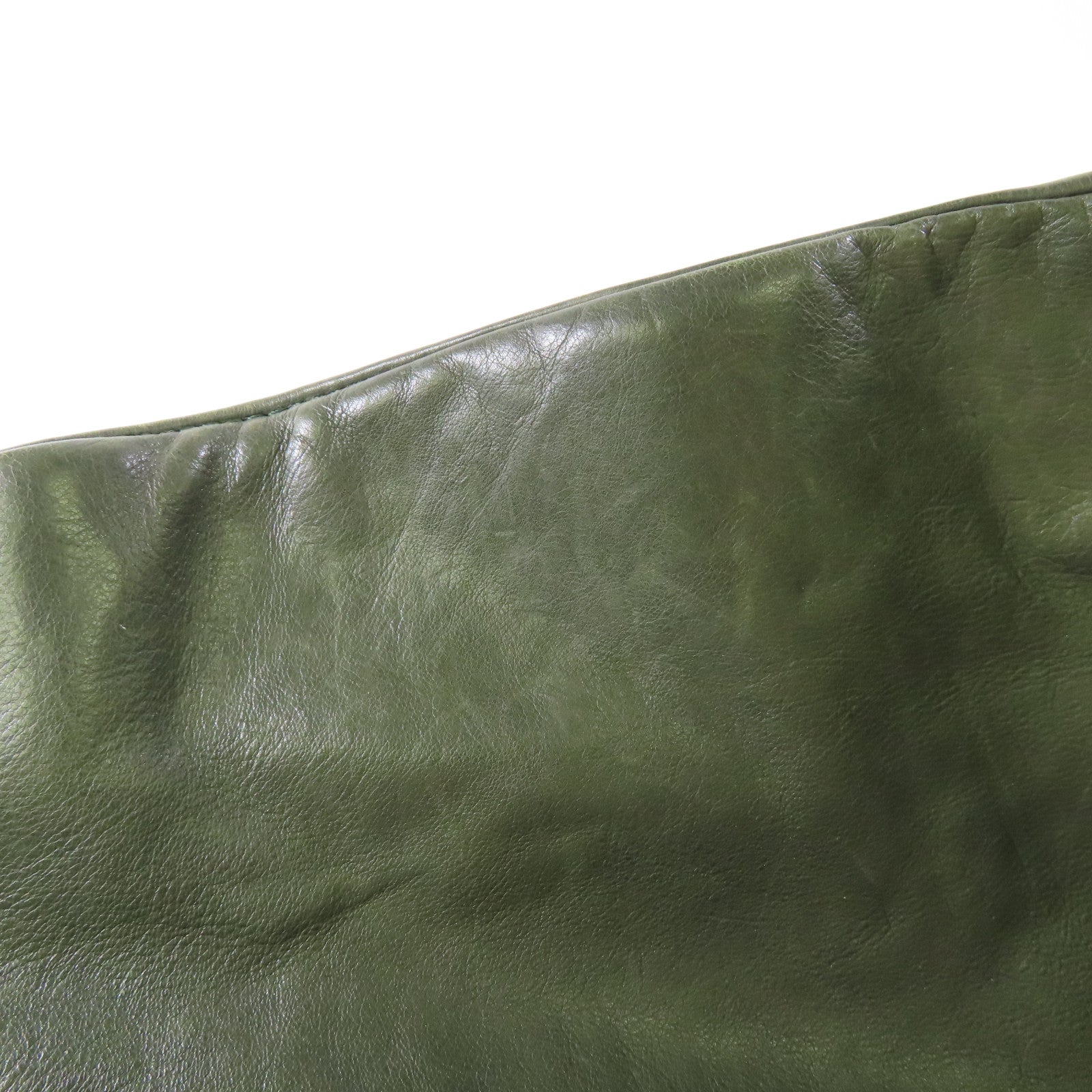 CHANEL 牛皮皮革Tote Bag銀扣鏈帶手挽袋