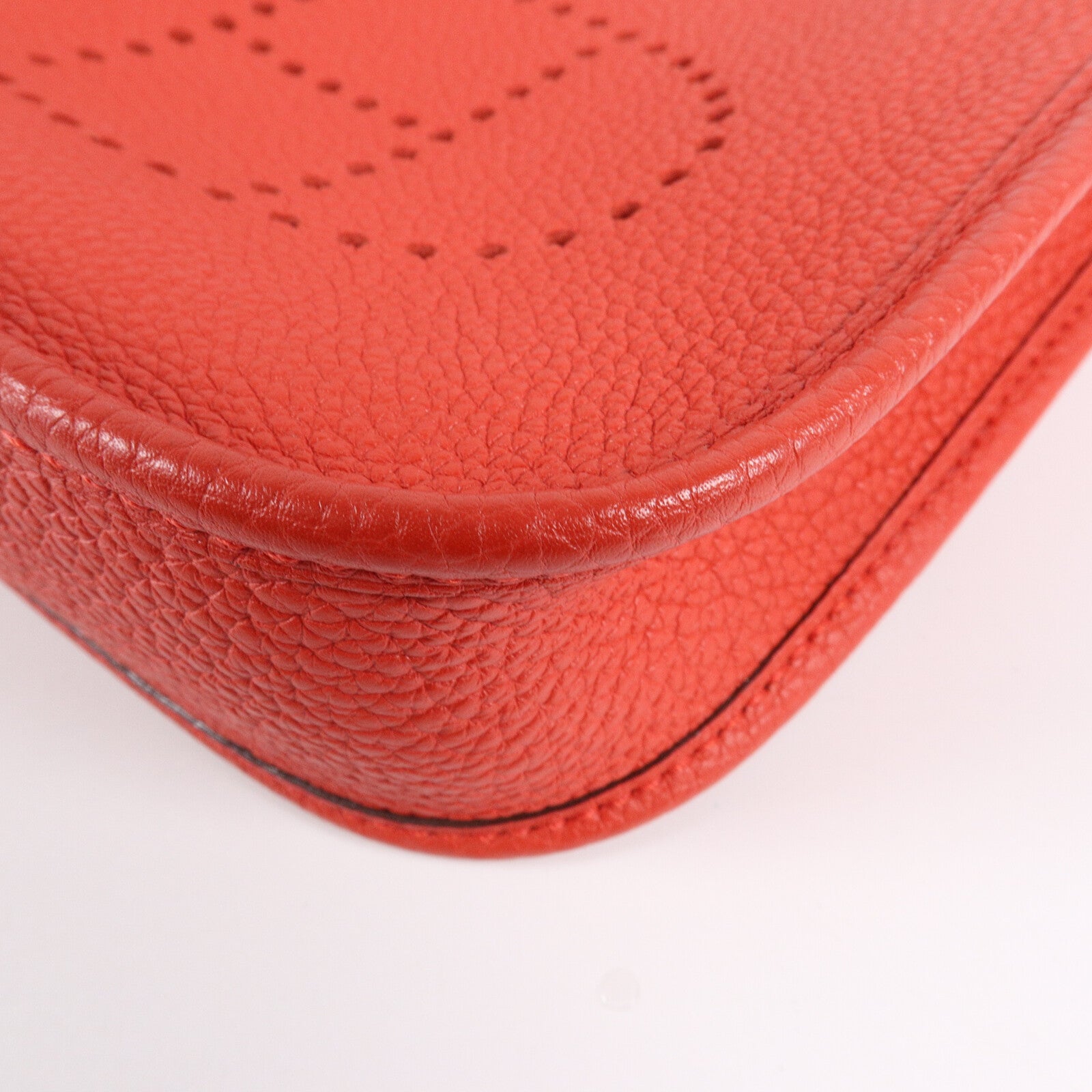 HERMES Clemence皮革Evelyne TPM肩背袋Rouge de Coeur