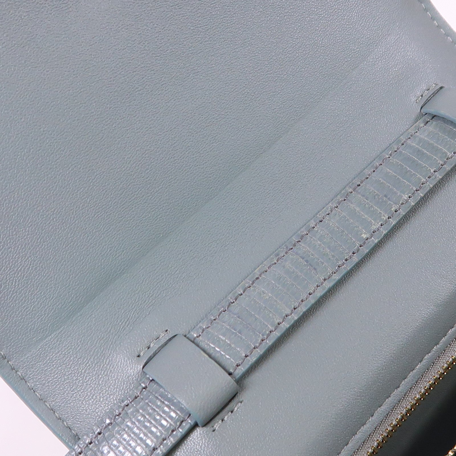 CELINE 蜥蝪皮革Teen Classic Box金扣肩背袋