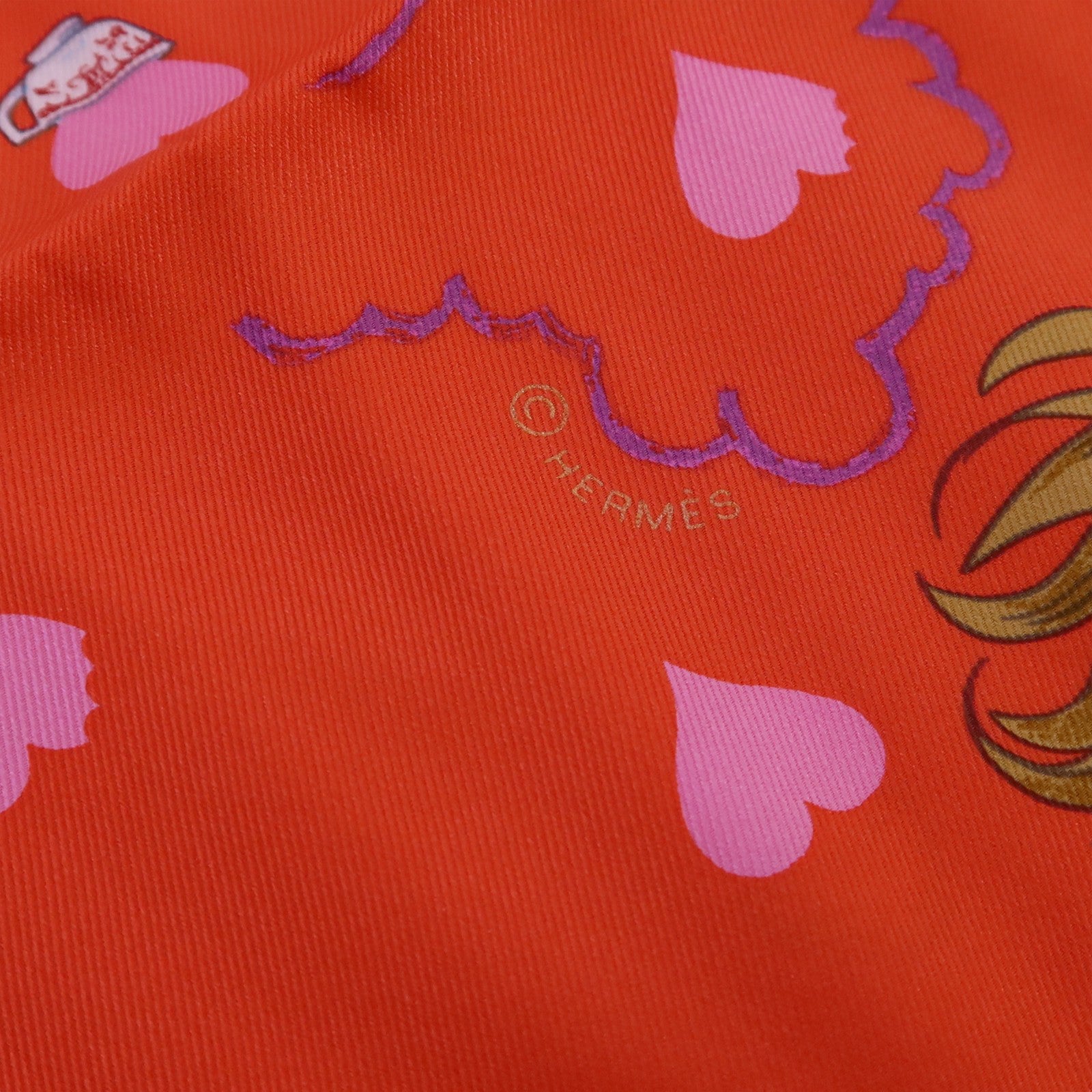 HERMES 絲質Scarf 65x65絲巾