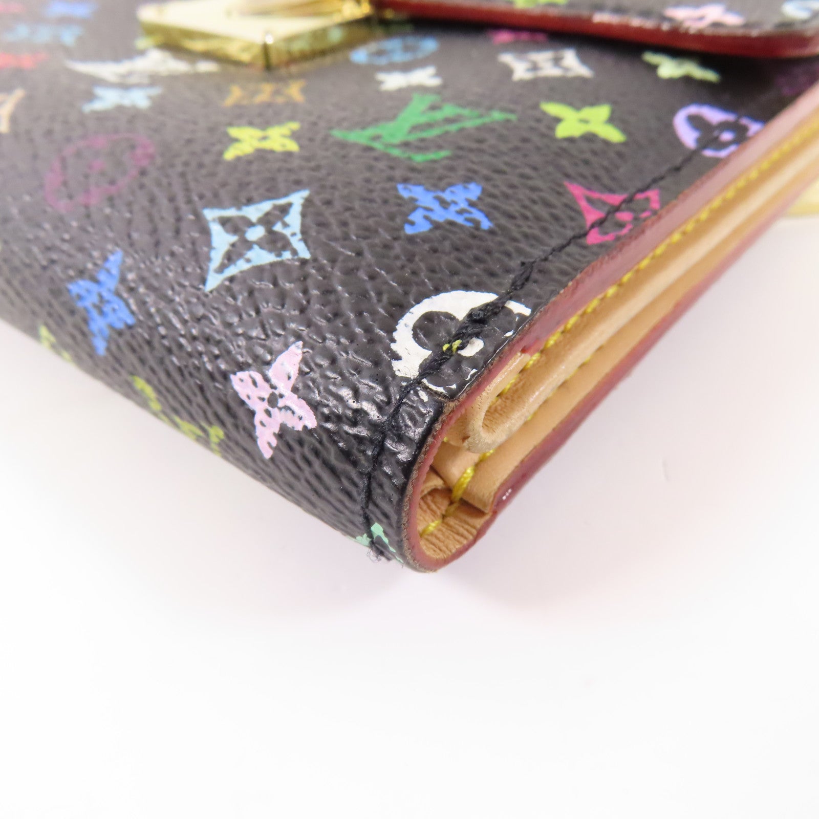 LOUIS VUITTON Monogram Multicolore Wallet金扣錢包