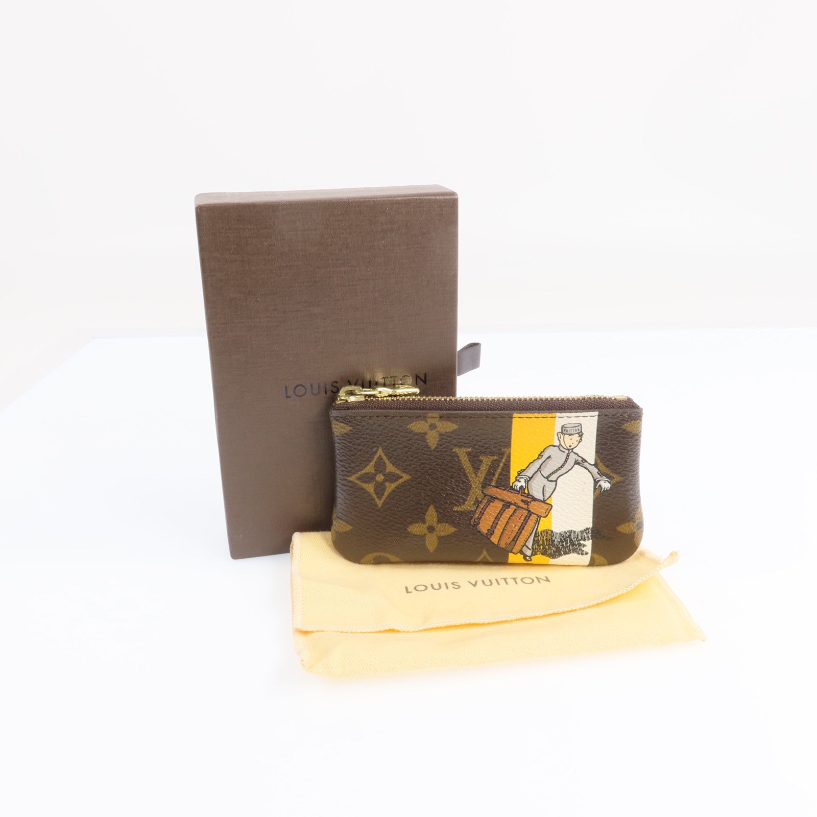 LOUIS VUITTON Monogram Key Holder金扣鎖匙包