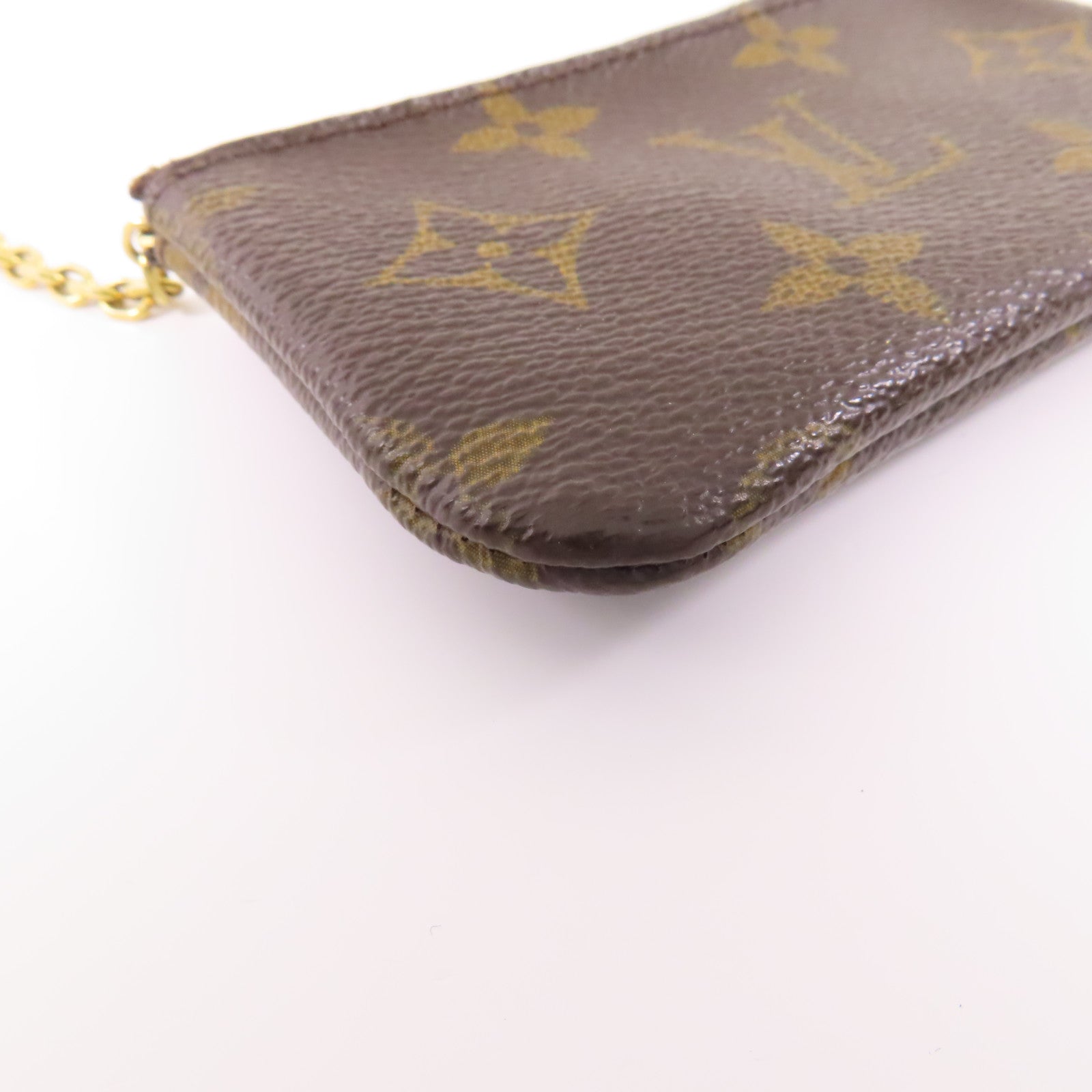 LOUIS VUITTON Monogram Key Pouch金扣鎖匙包
