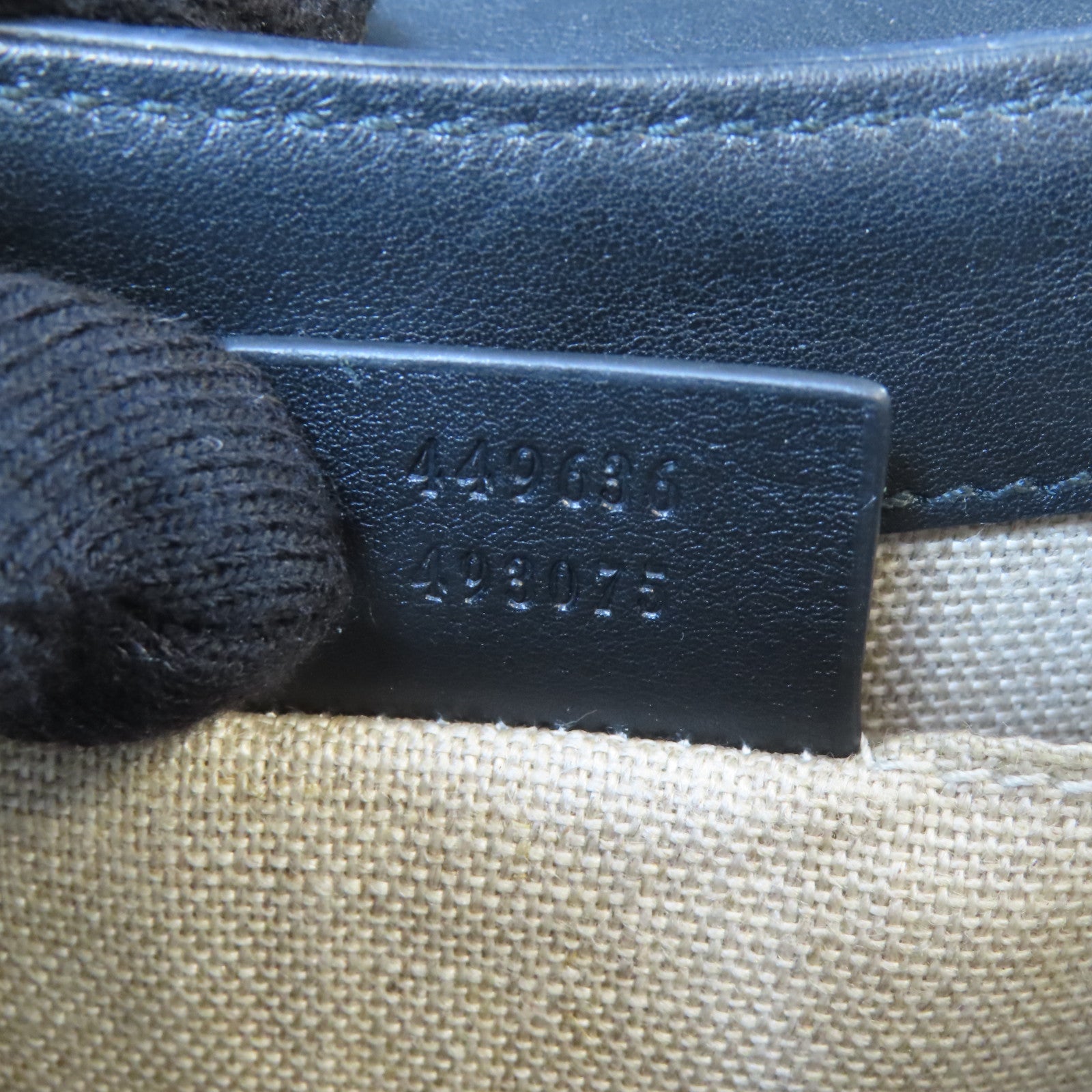 GUCCI 牛皮皮革Guccissima Mini Emily Shoulder金扣鏈帶肩背袋黑色
