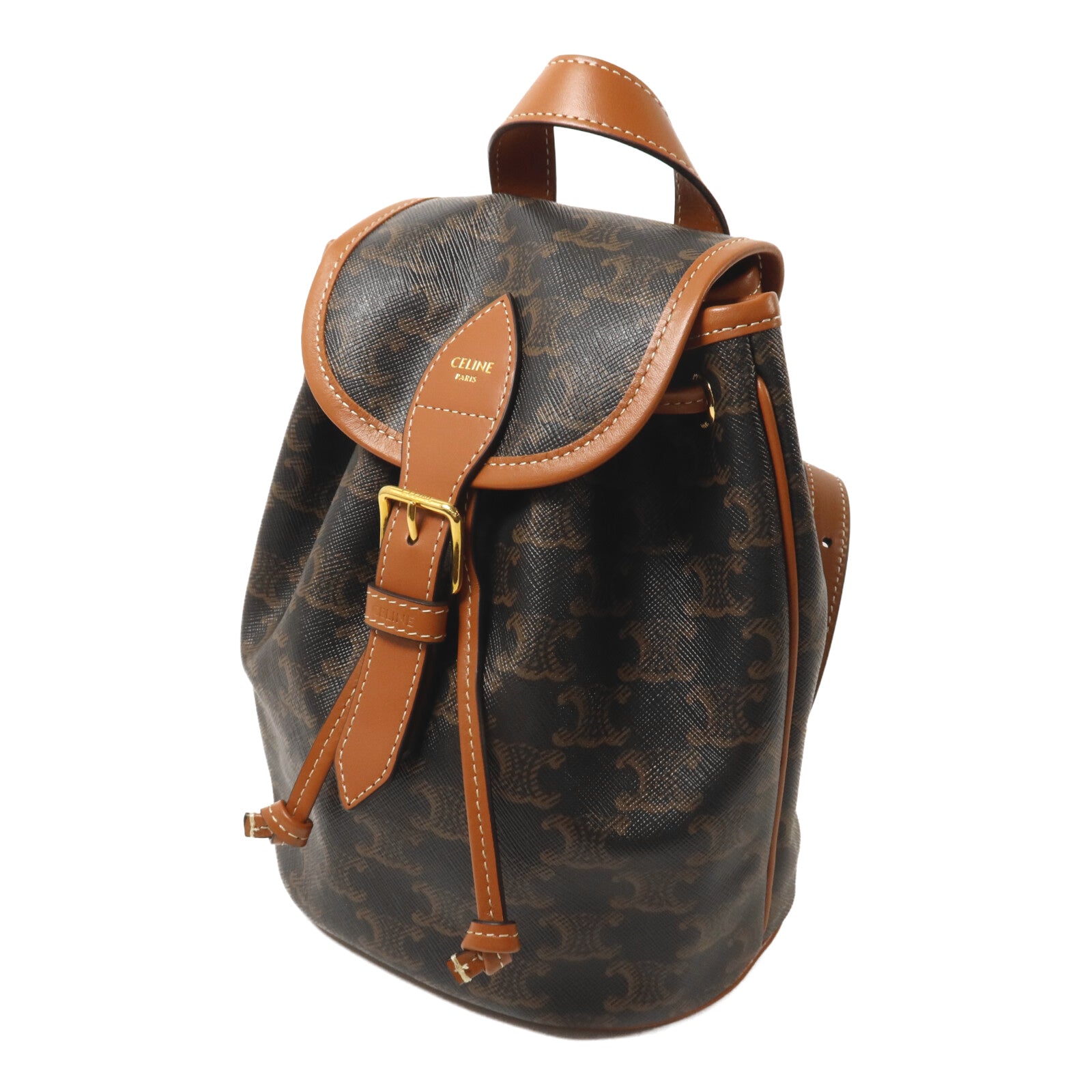 CELINE 塗層帆布Mini Backpack Folco背包