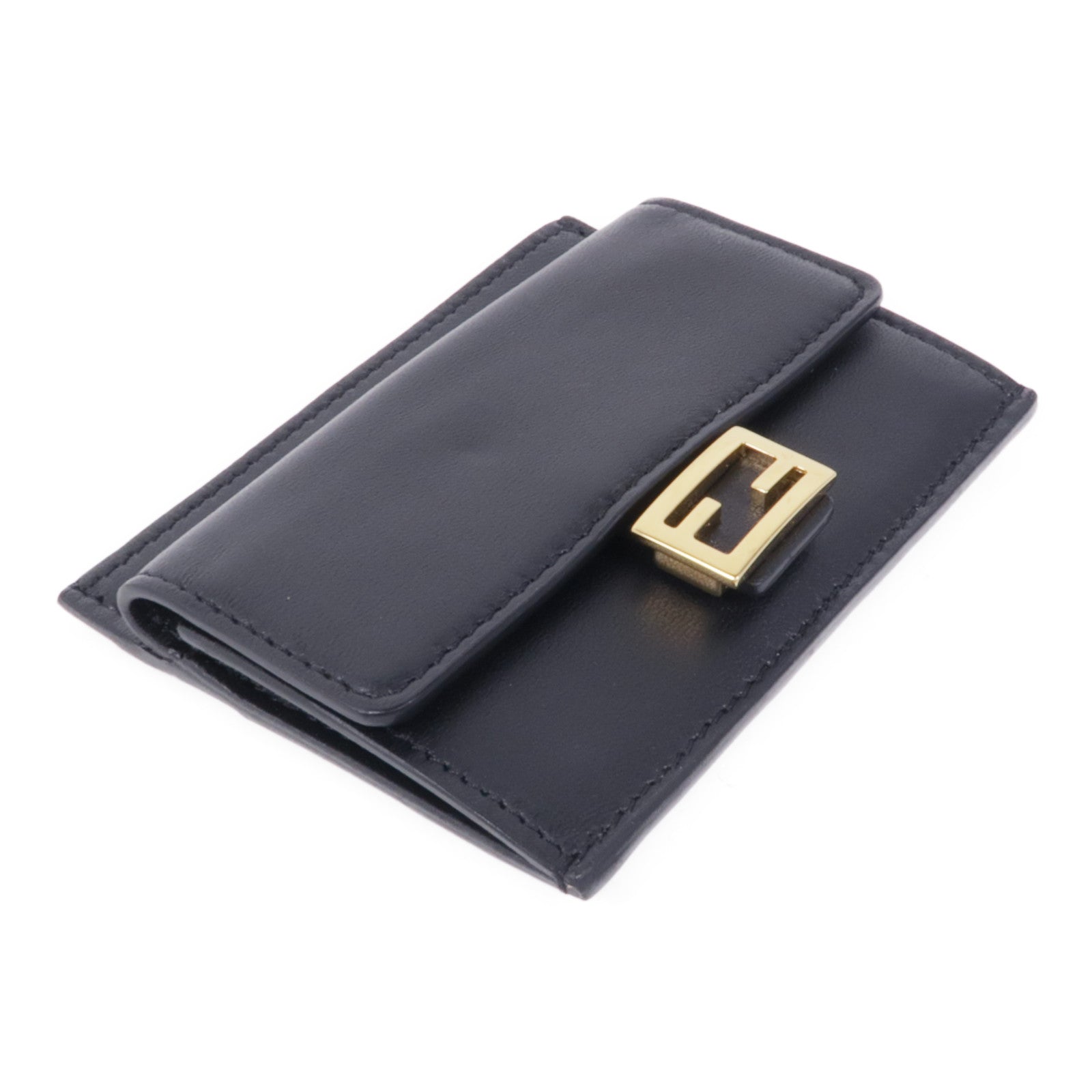 FENDI 牛皮皮革Card Case金扣卡片套