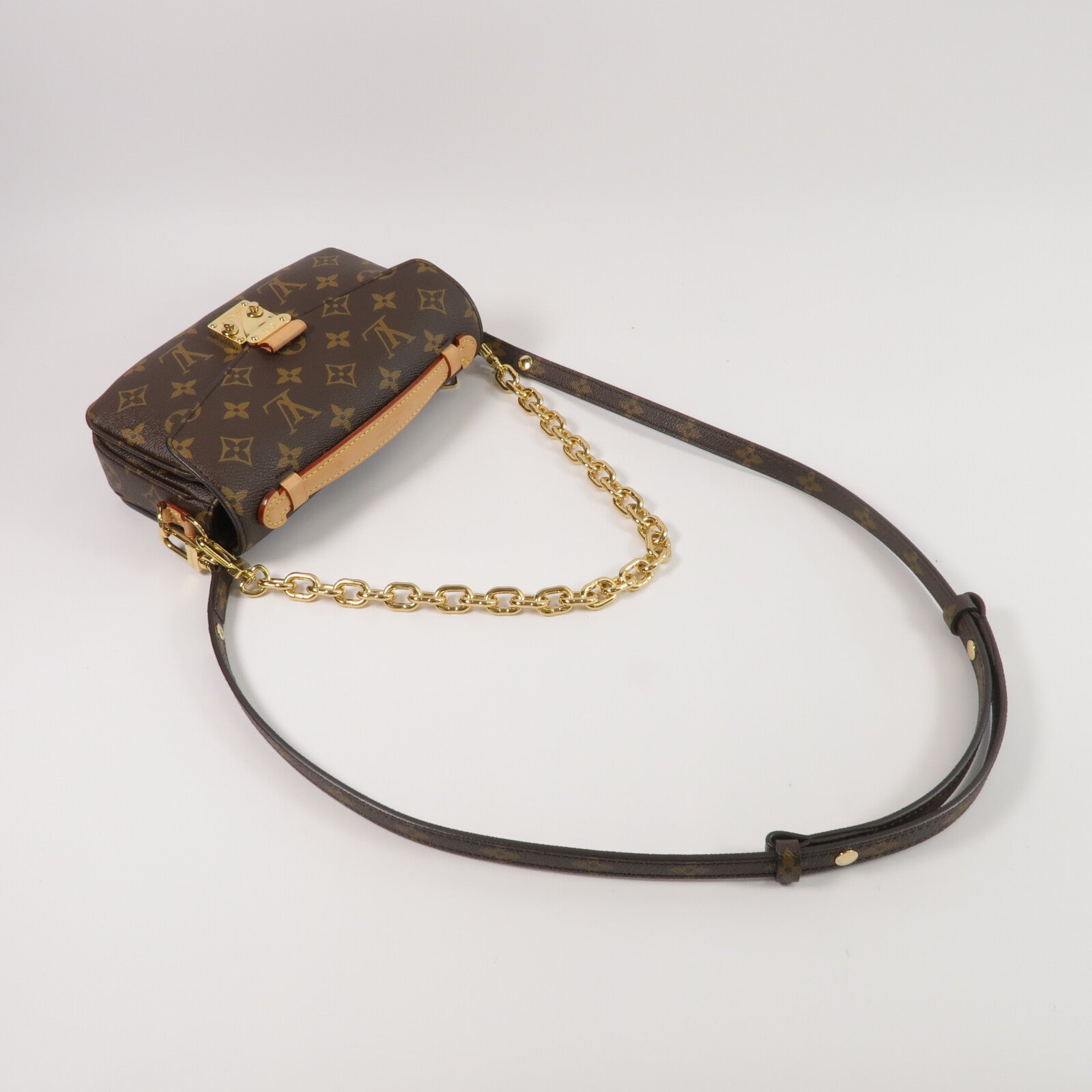 LOUIS VUITTON Monogram Pochette Metis East West手挽肩背兩用袋
