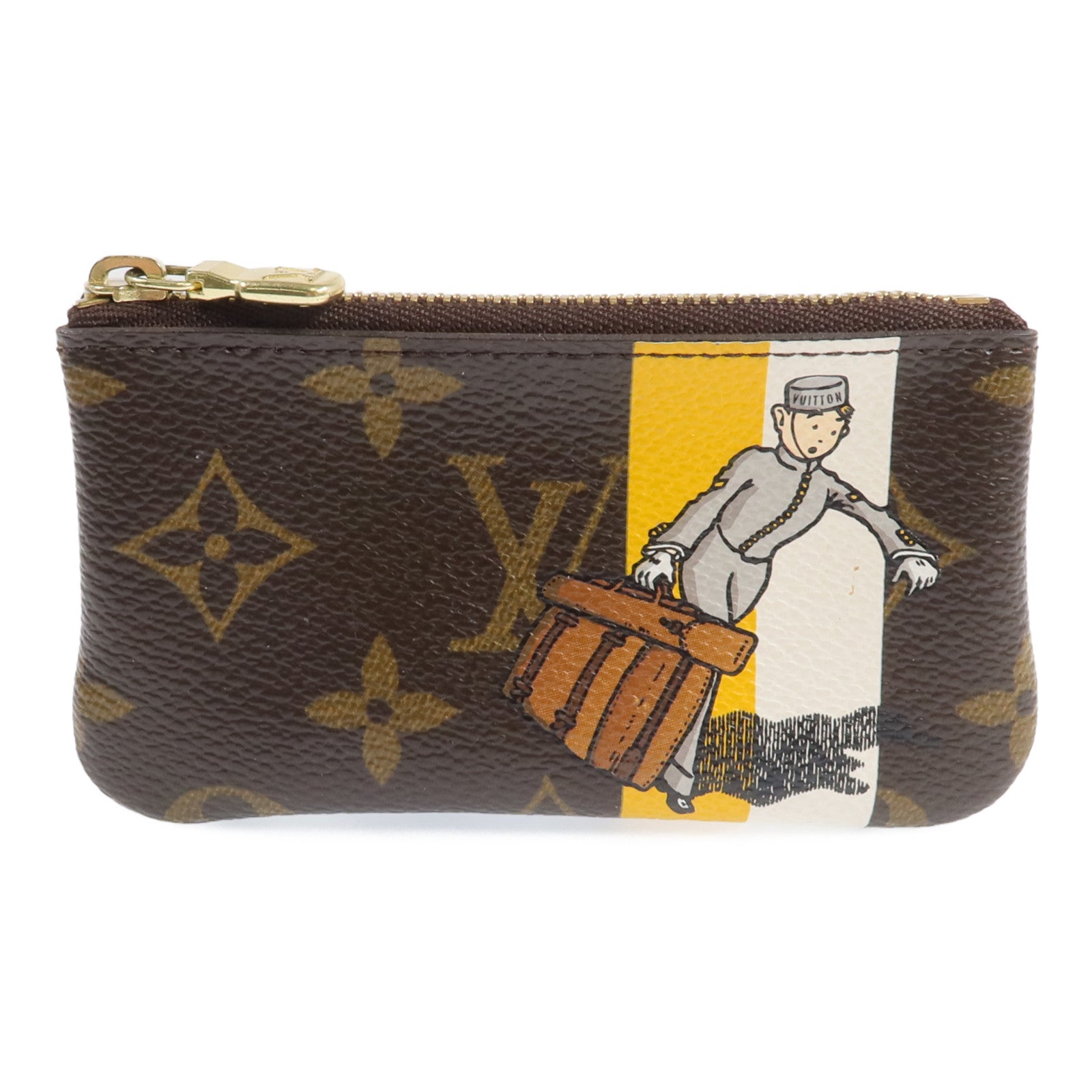 LOUIS VUITTON Monogram Key Holder金扣鎖匙包