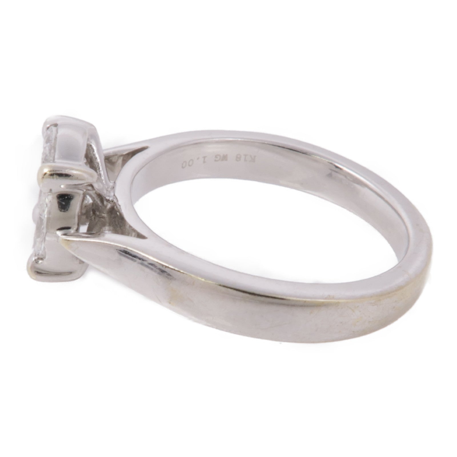 JEWELRY【激減優惠】 18K白金Diamond Ring 鑽石戒指US#5.75