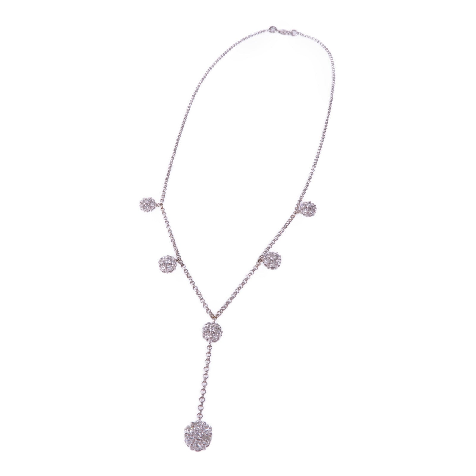 JEWELRY 18K白金Diamond Necklace鑽石項鍊