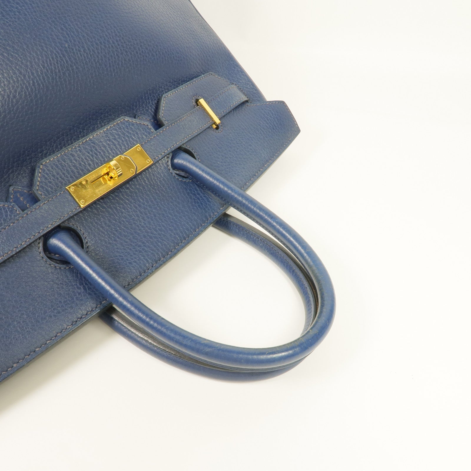 HERMES Ardennes皮革Birkin 35金扣手挽袋