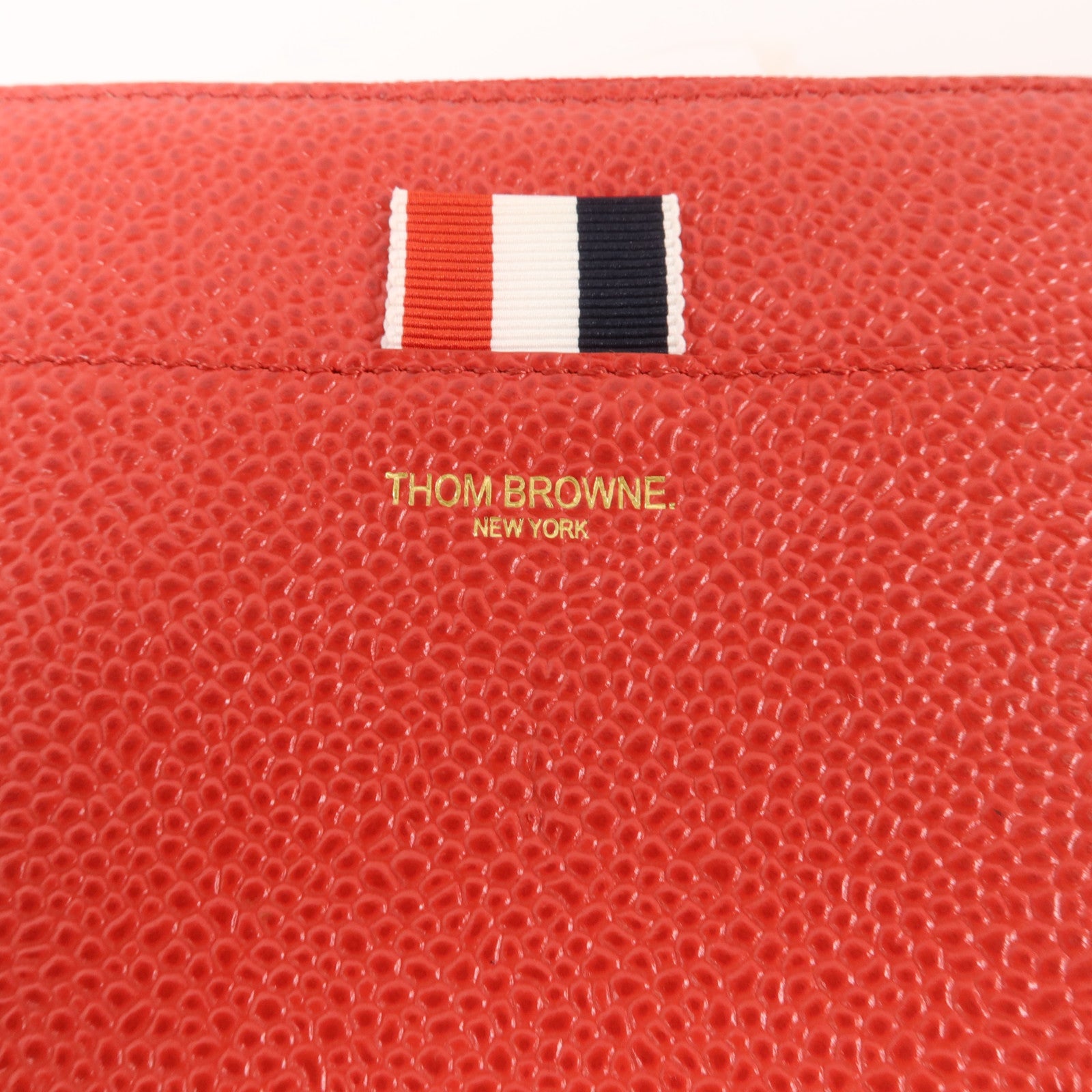 SELECTION 牛皮皮革Thom Browne Zipper Wallet錢包